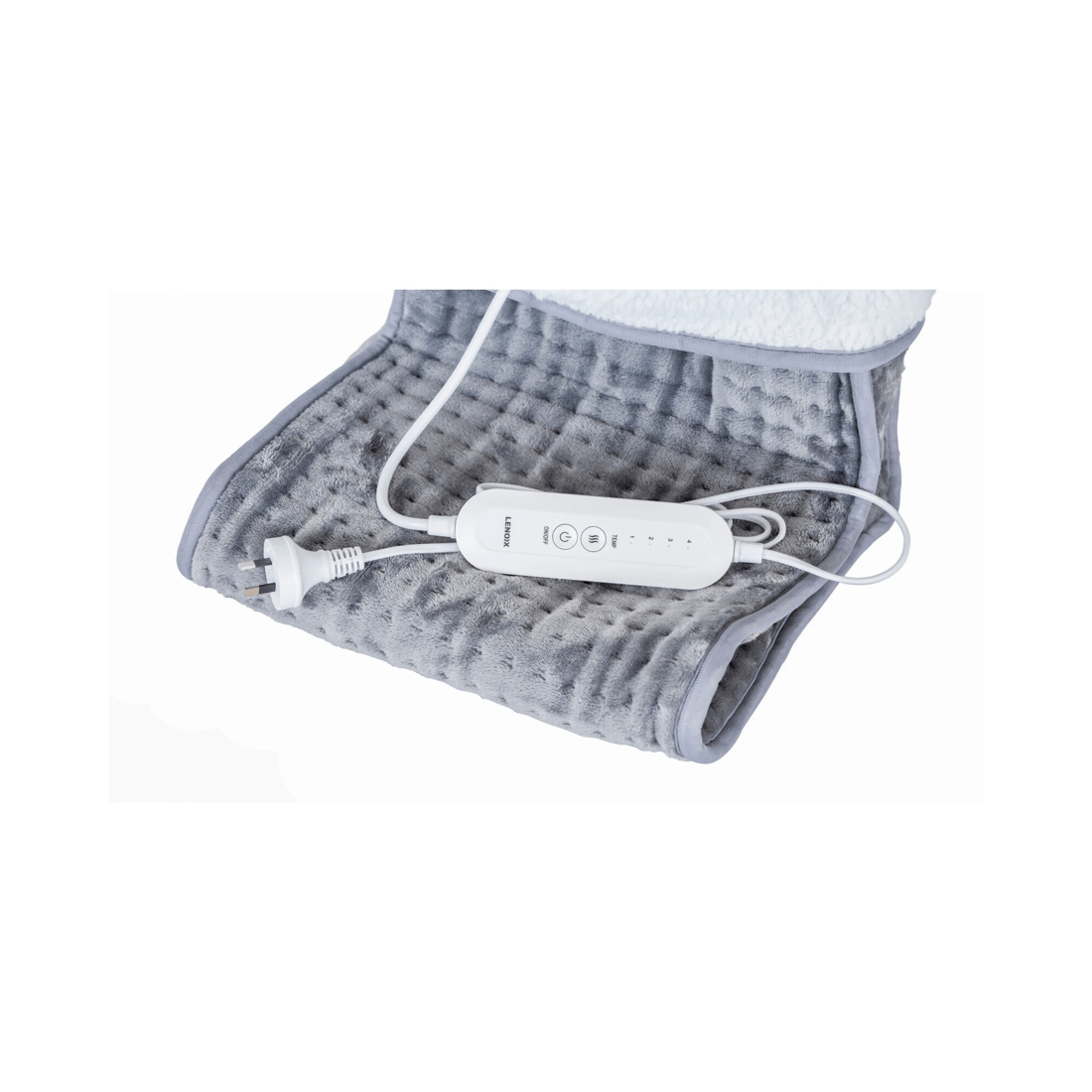 4 Lenoxx Plush flannel fleece Foot Warmer with 4 Temperature Settings, 4 of 7