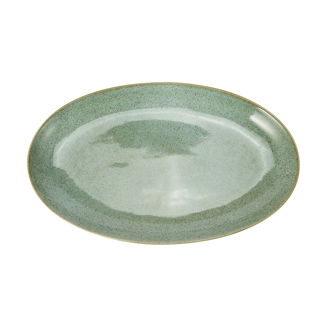 1 Green Glazed Platter, 1 of 5