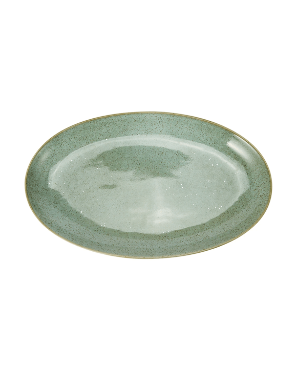 Green Glazed Platter
