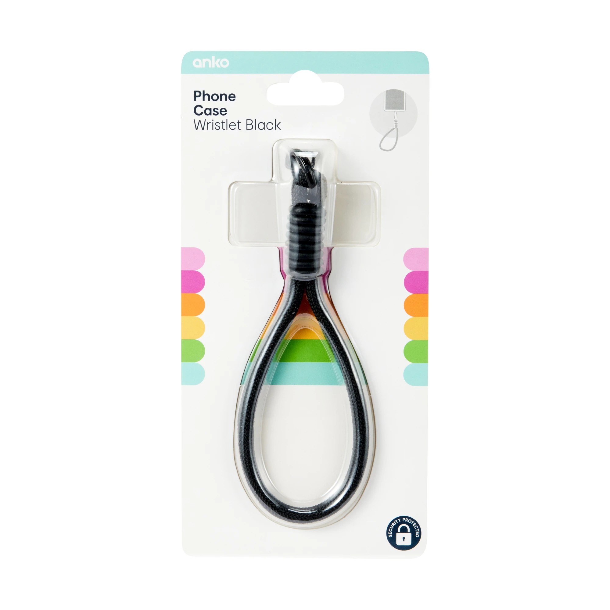 4 Phone Case Wristlet - Black, 4 of 4