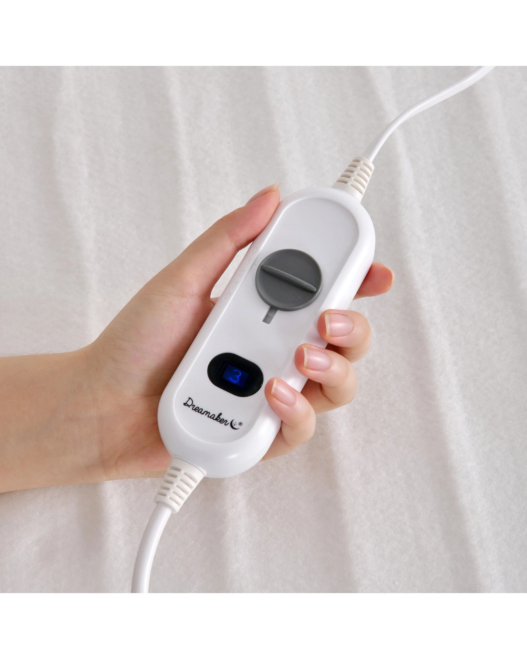 5 Dreamaker Classic Washable Fitted Electric Blanket - King Bed - White, 5 of 8