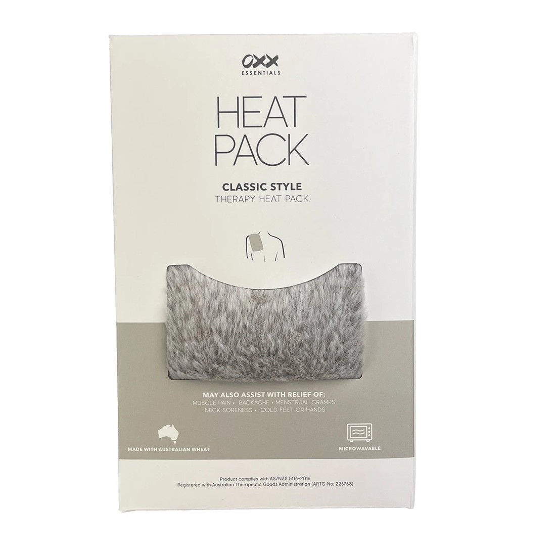 1 OXX Essentials Heat Pack Wheat Bag - Faux Fur, 1 of 4