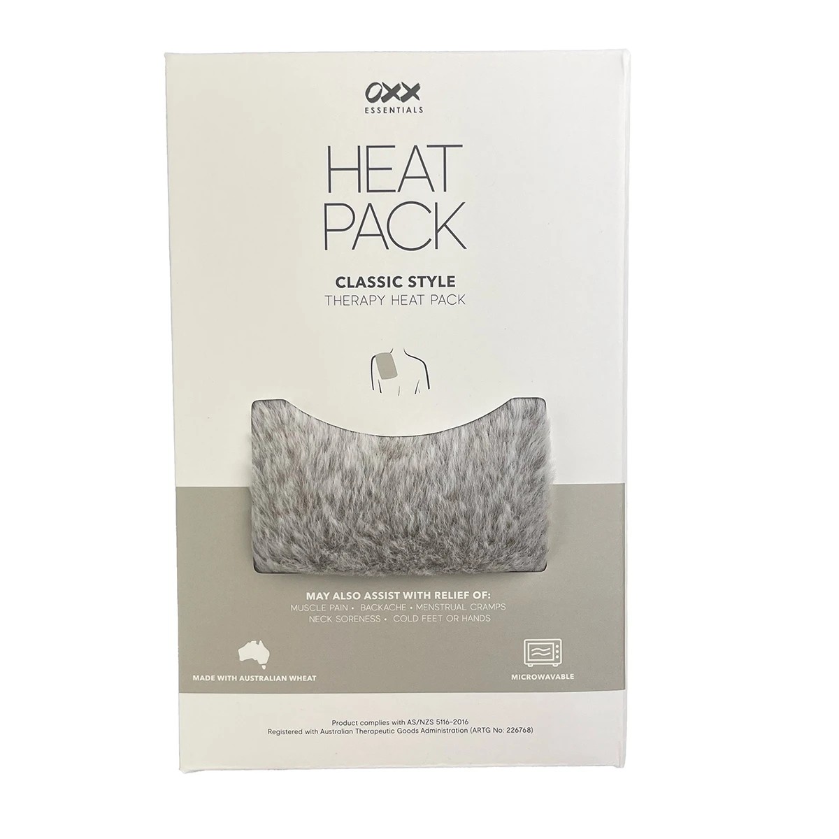 1 OXX Essentials Heat Pack Wheat Bag - Faux Fur, 1 of 4