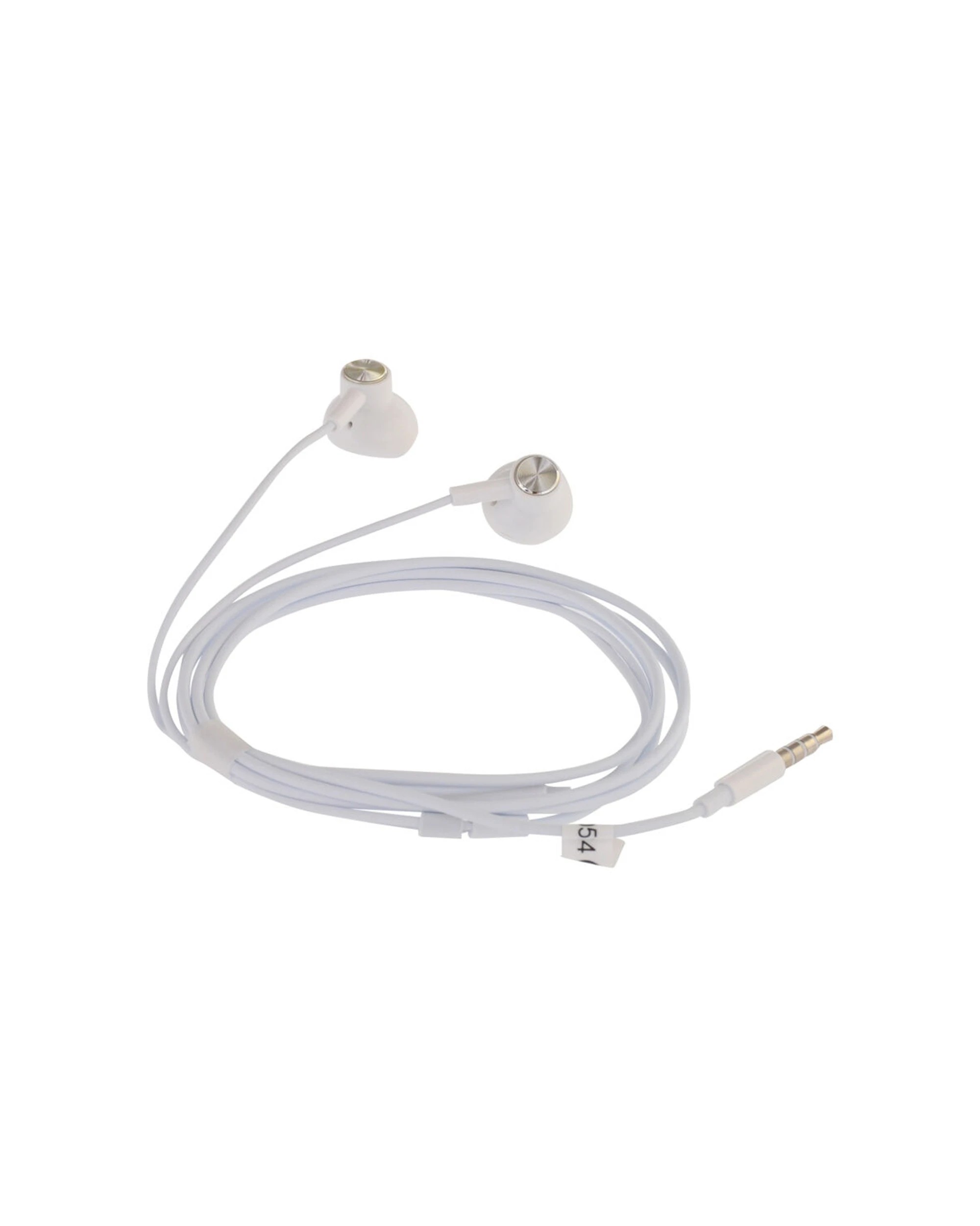 3 CORE Earphones In-Ear Wired With Microphone 3.5mm Inline Controls 1.2m
 - white, 3 of 3