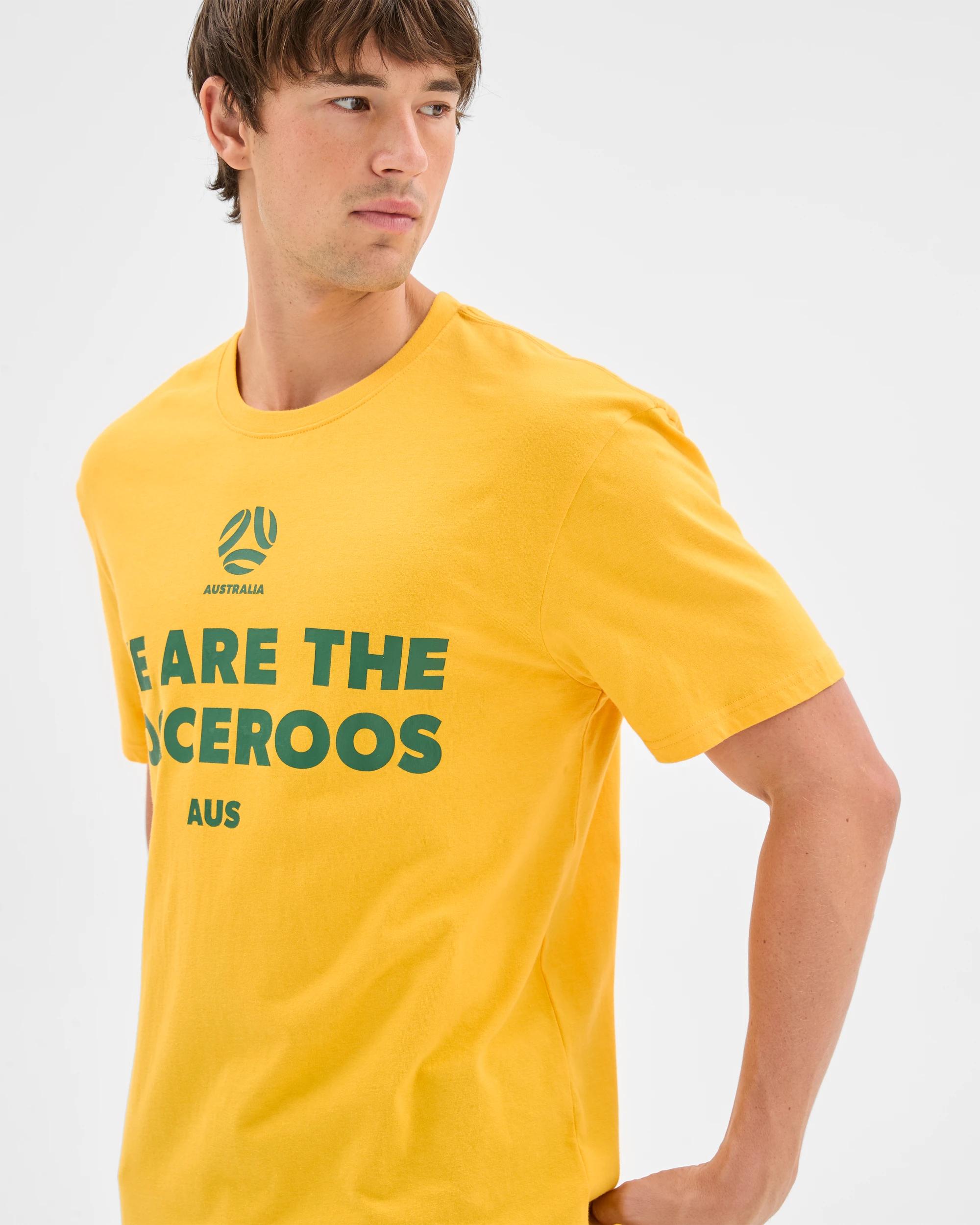 3 Socceroos Short Sleeve T-Shirt GOLD, 3 of 6