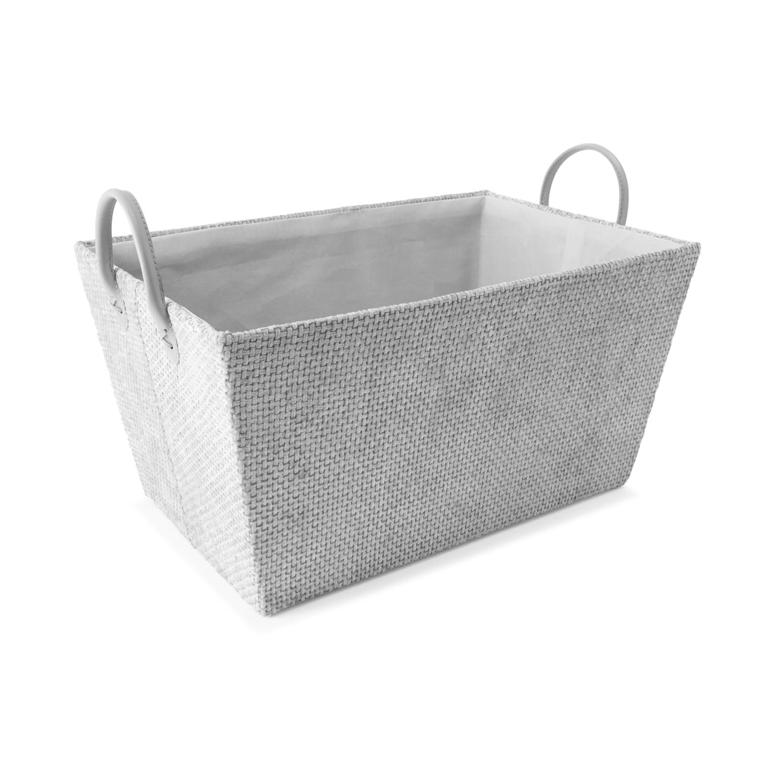 4 Tapered Textured Basket - Grey, 4 of 8