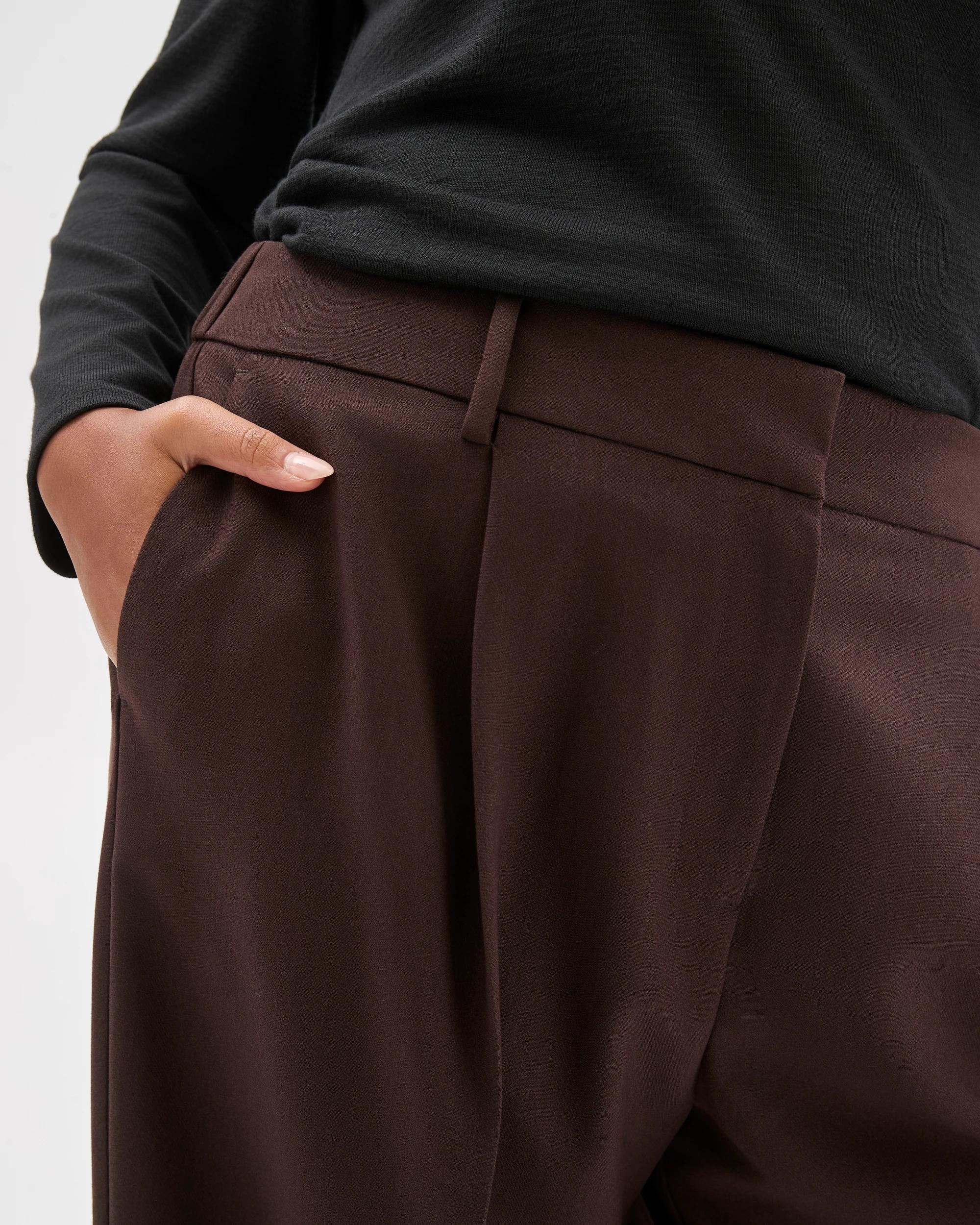 6 Target Curve Plus Size Wide Leg Pants BRUNETTE, 6 of 6