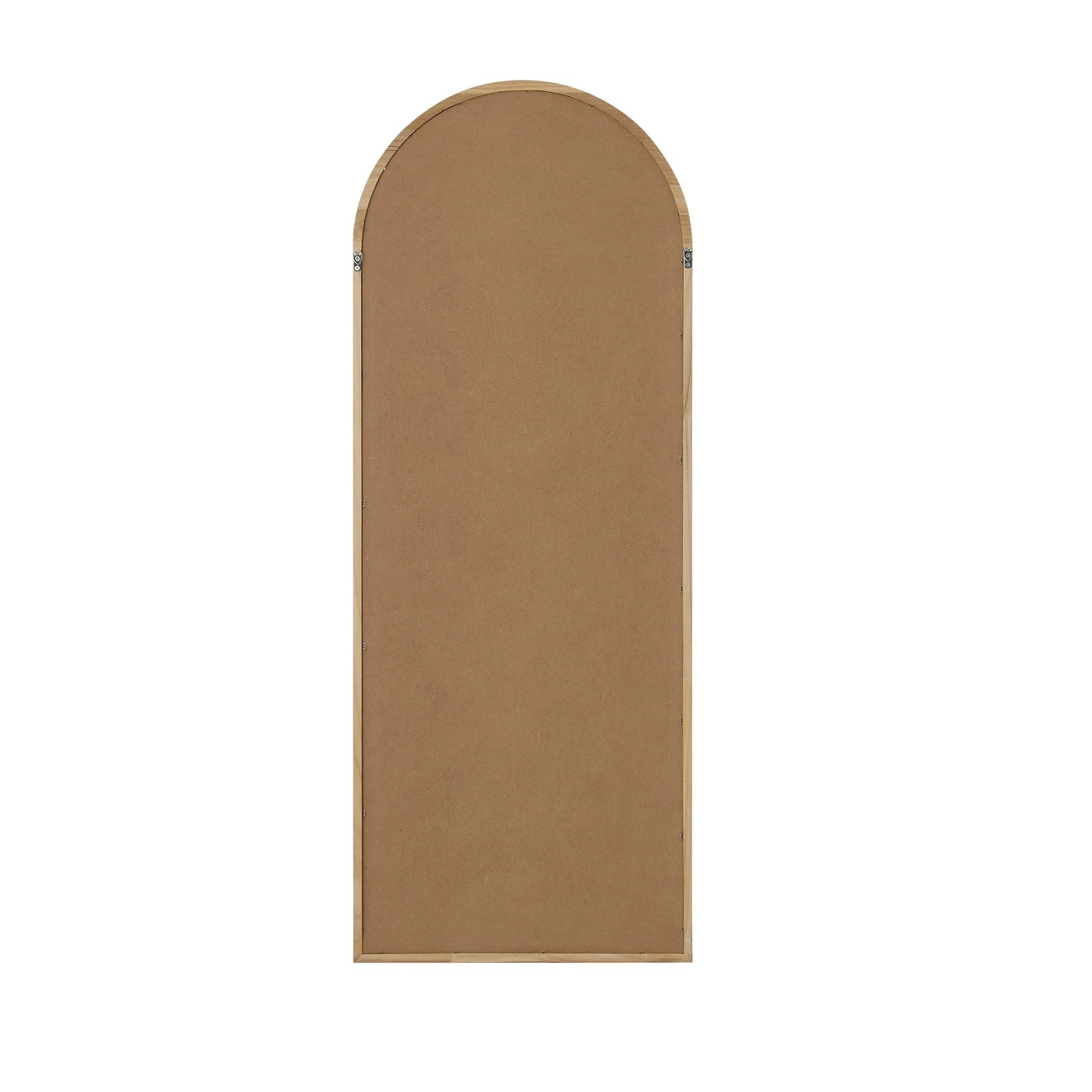 9 Oikiture Wooden Full Length Mirror 180x70cm Arched Dressing Floor Mirrors
 - Natural, 9 of 9