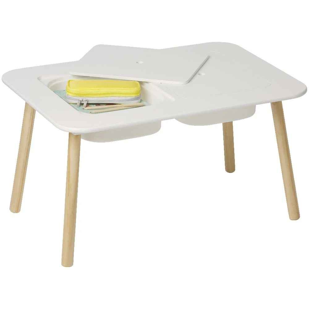 3 Kadink Rascal Kids Table with 2 Tubs White Desks, Tables and Returns, 3 of 10