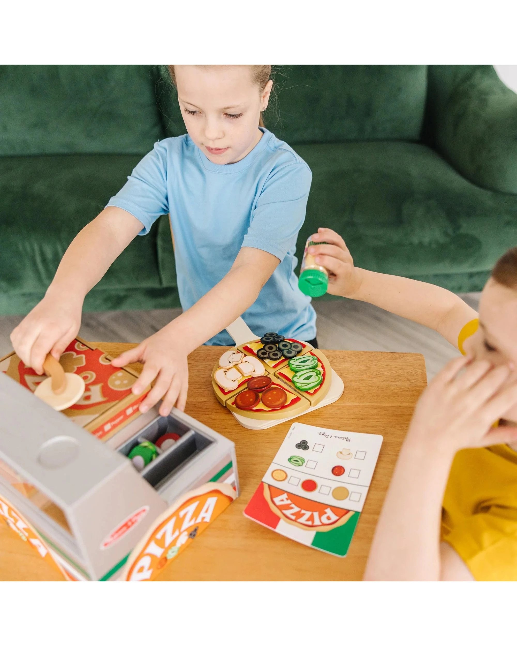 8 Melissa and Doug Top and Bake Pizza Counter Playset, 8 of 9