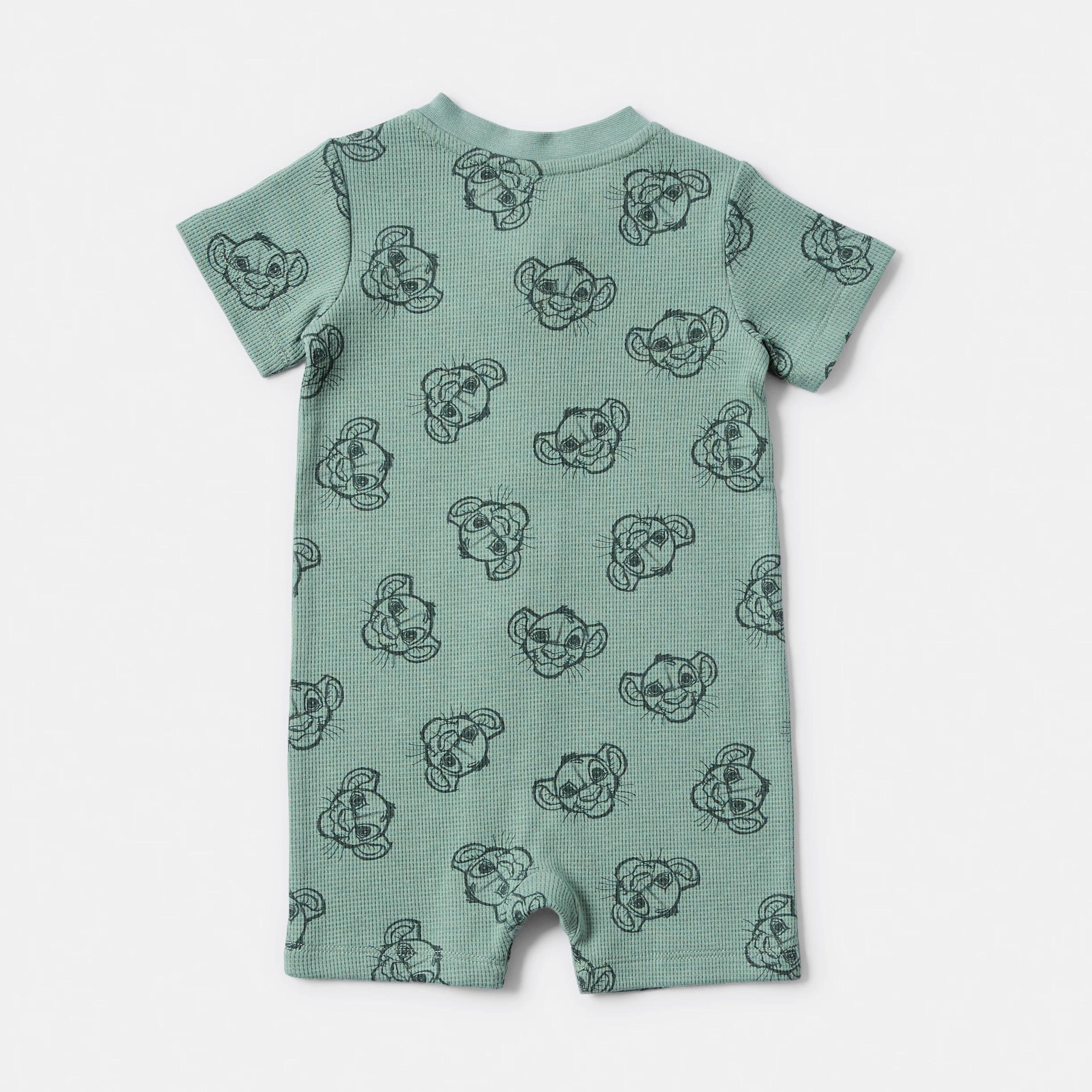2 Lion King License Romper LION KING GREEN, 2 of 3