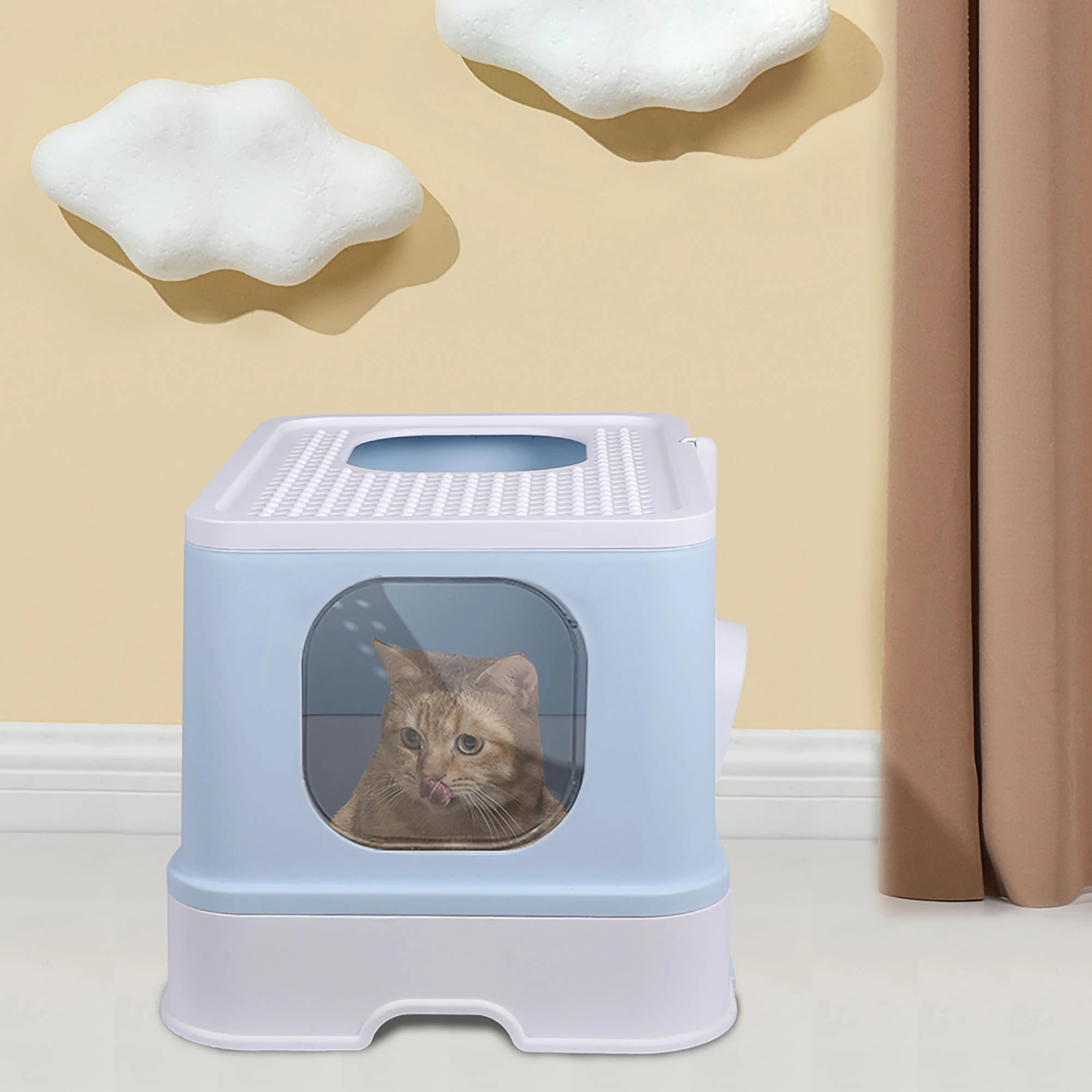5 Pawz Cat Litter Box - Blue, 5 of 5