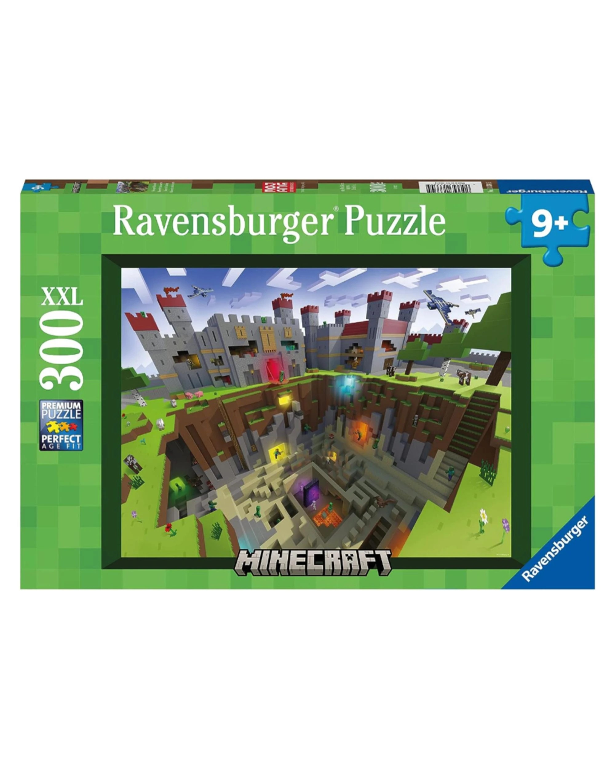 1 Ravensburger Minecraft Cutaway 300 XXL Piece Jigsaw Puzzle, 1 of 2
