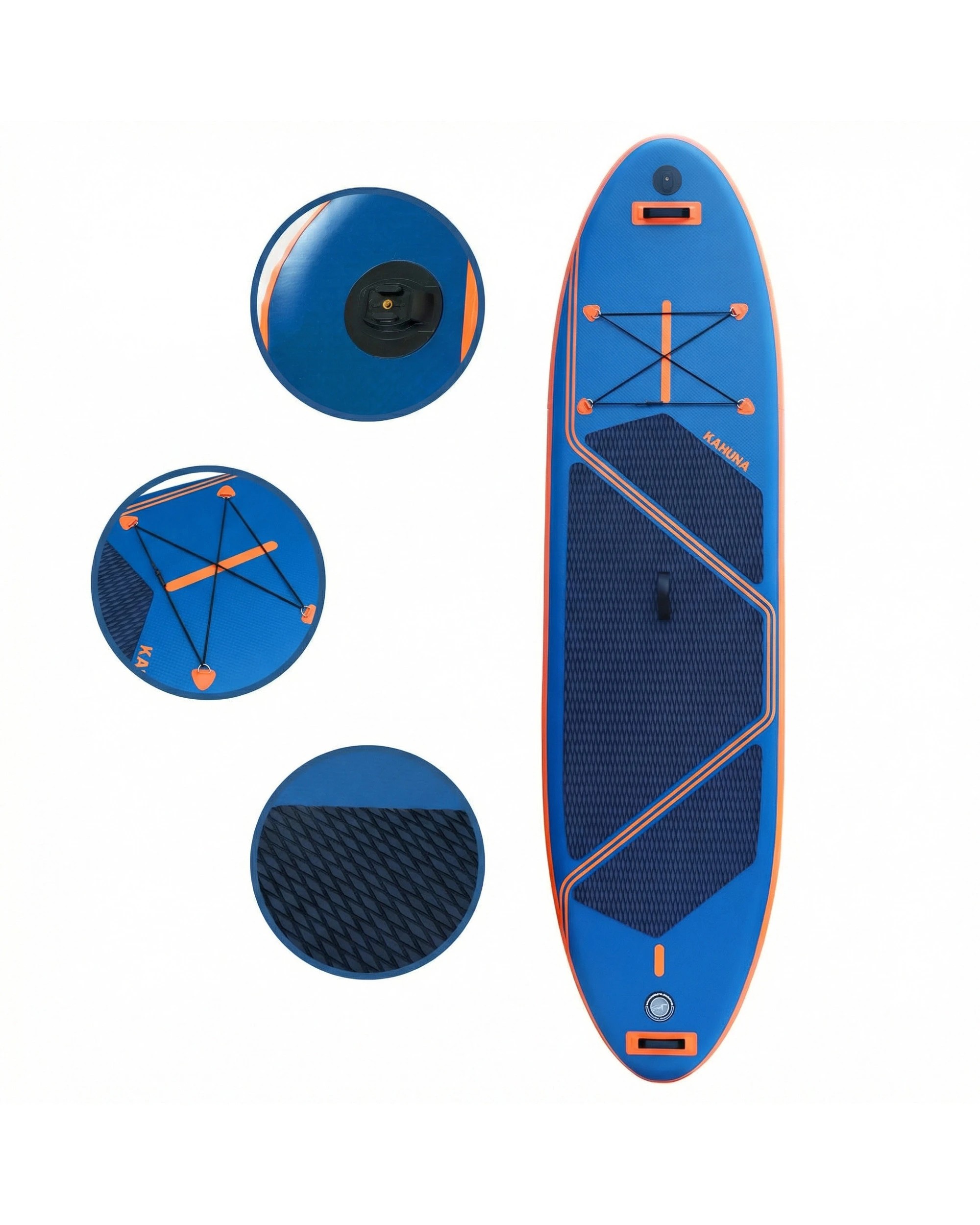 8 Kahuna Kai Premium Sports 10.6FT Inflatable Paddle Board - Blue, 8 of 10