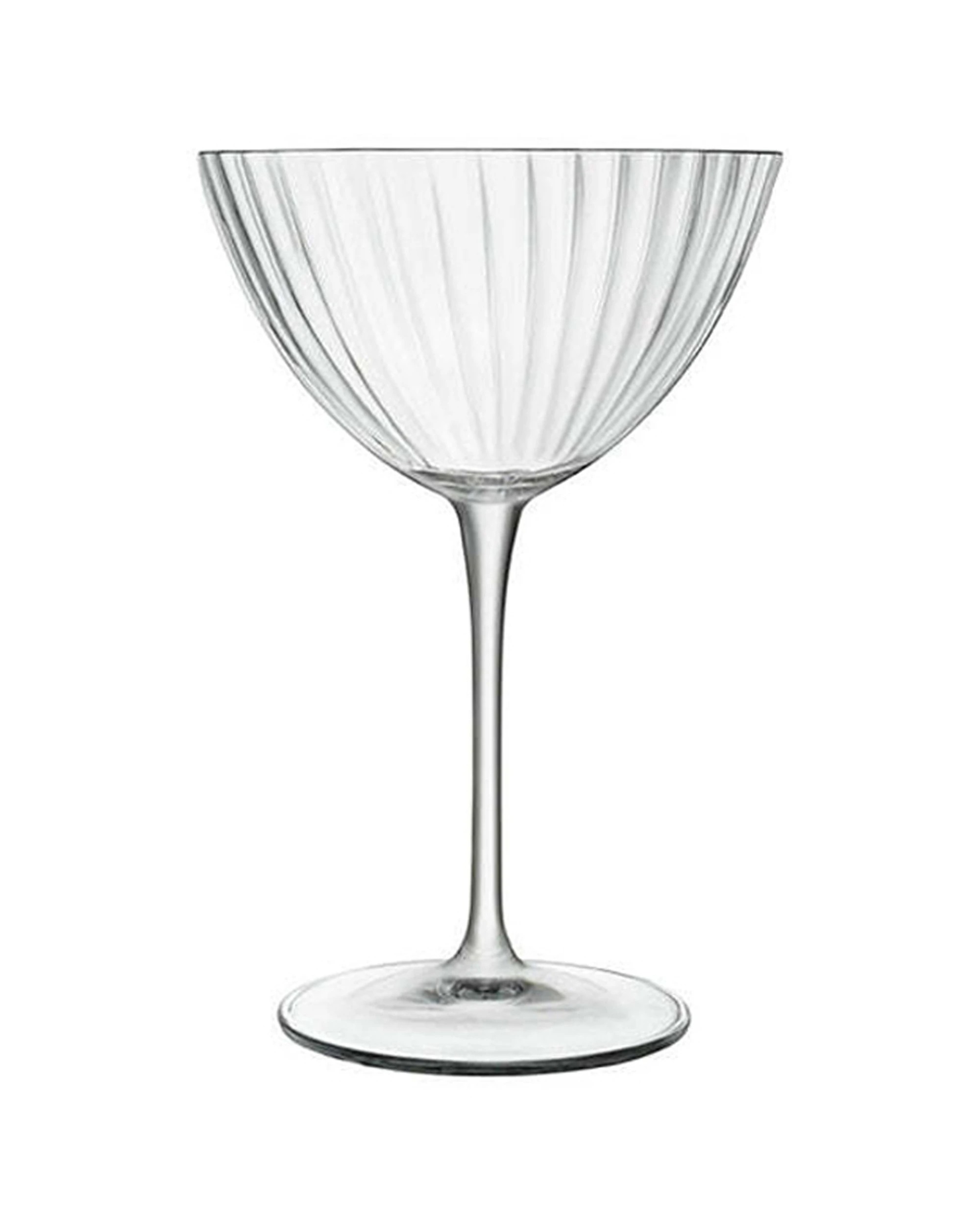 1 Luigi Bormioli 4pc Optica Martini Cocktail Glasses Set 200ml - Clear, 1 of 7