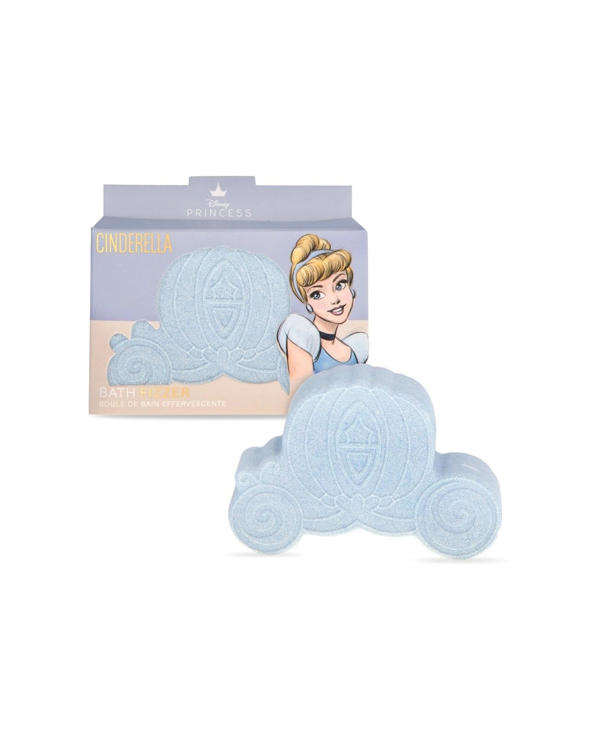 4 Disney Pure Princess Scented Bath Fizzer Cinderella Cedarwood And Lime Pack Of 4 - Blue, 4 of 4