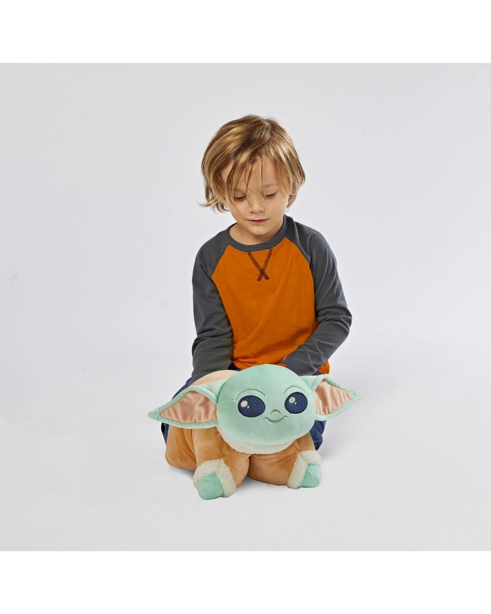 3 Pillow Pets Star Wars Grogu Plush, 3 of 3