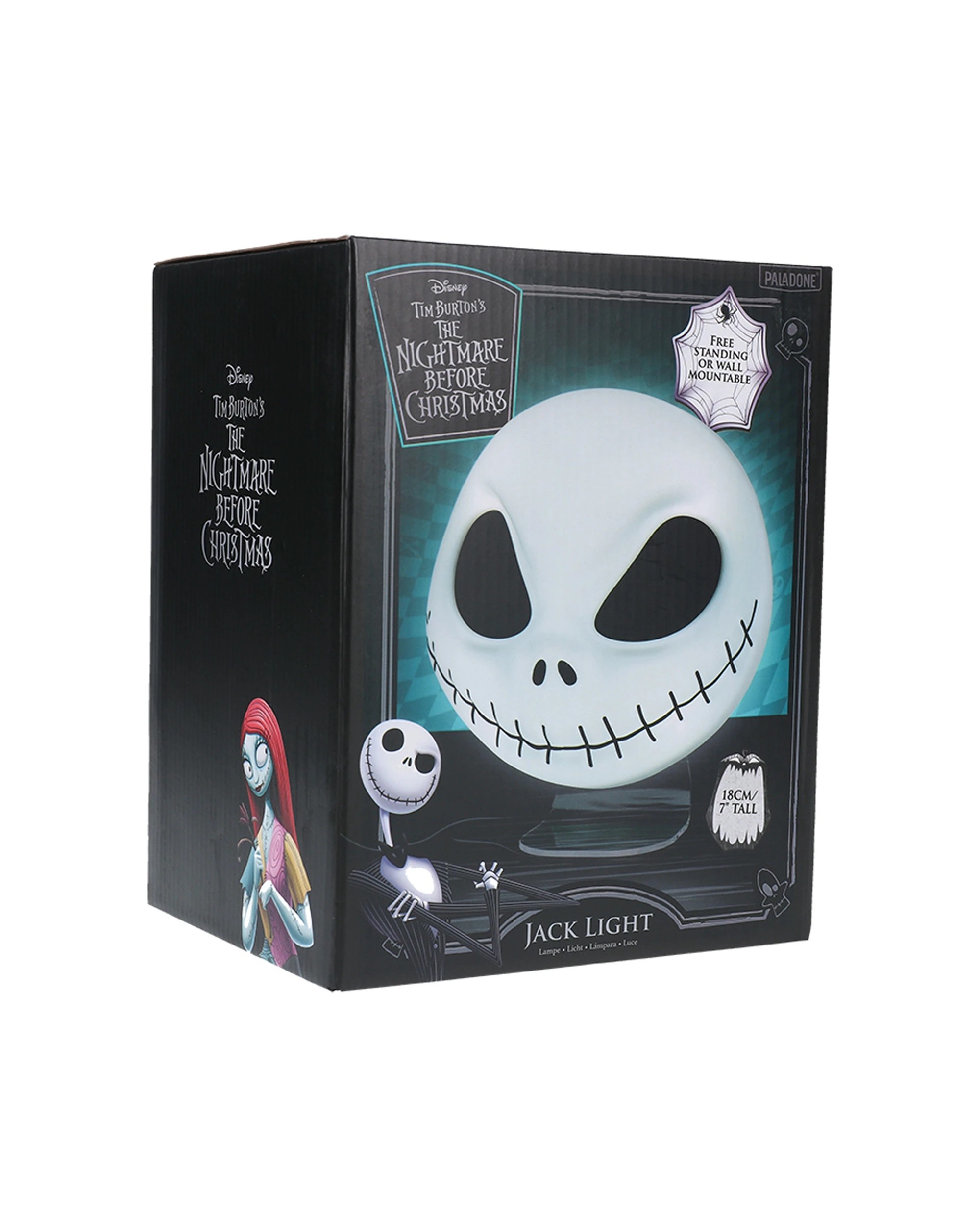 2 The Nightmare Before Christmas Jack Mask Night Light 18cm - White, 2 of 4