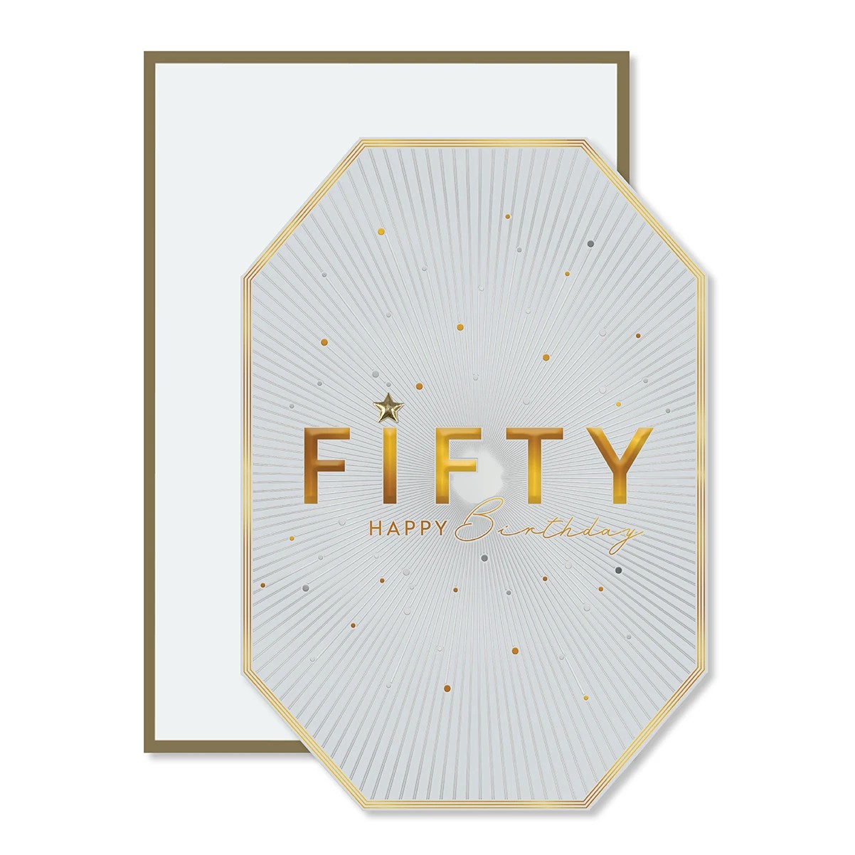 1 Hallmark 50th Birthday Card - Golden, 1 of 3