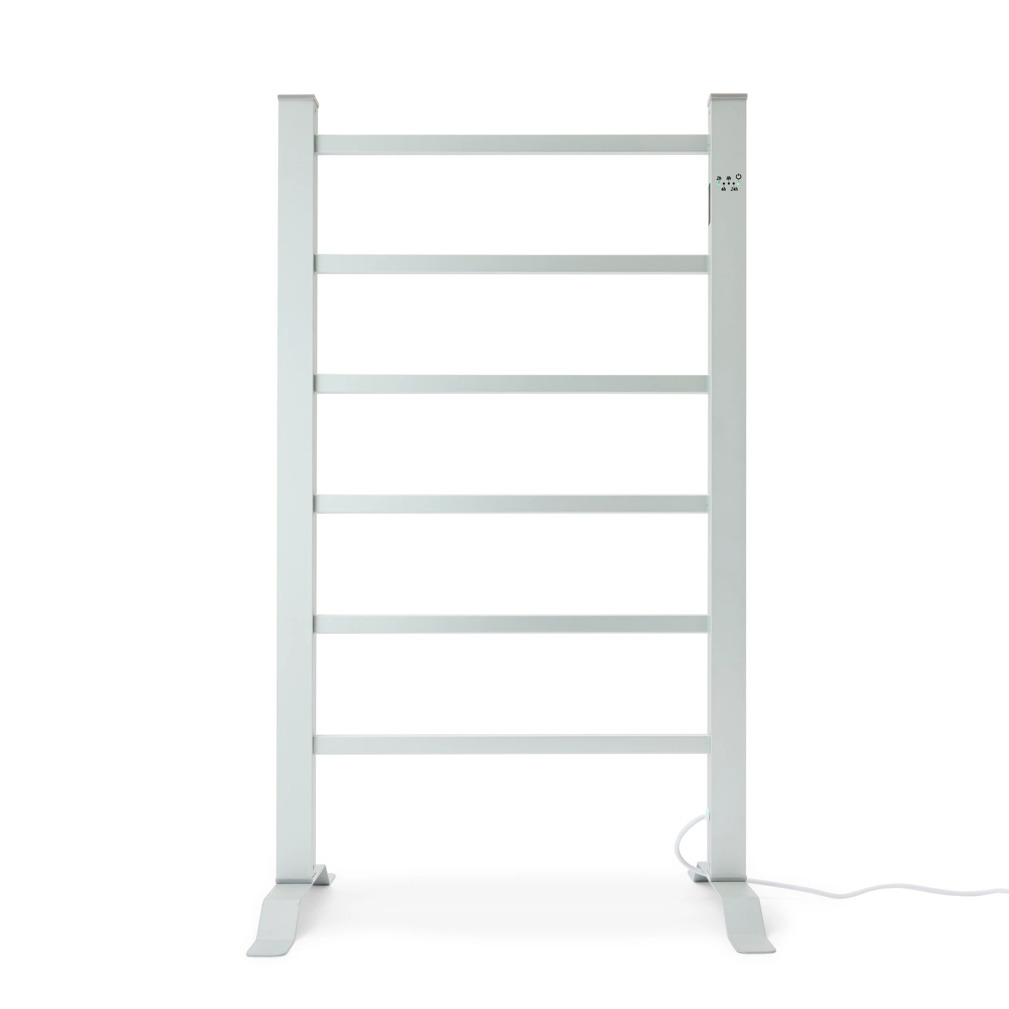 3 Heated Towel Rail - Silver, 3 of 10