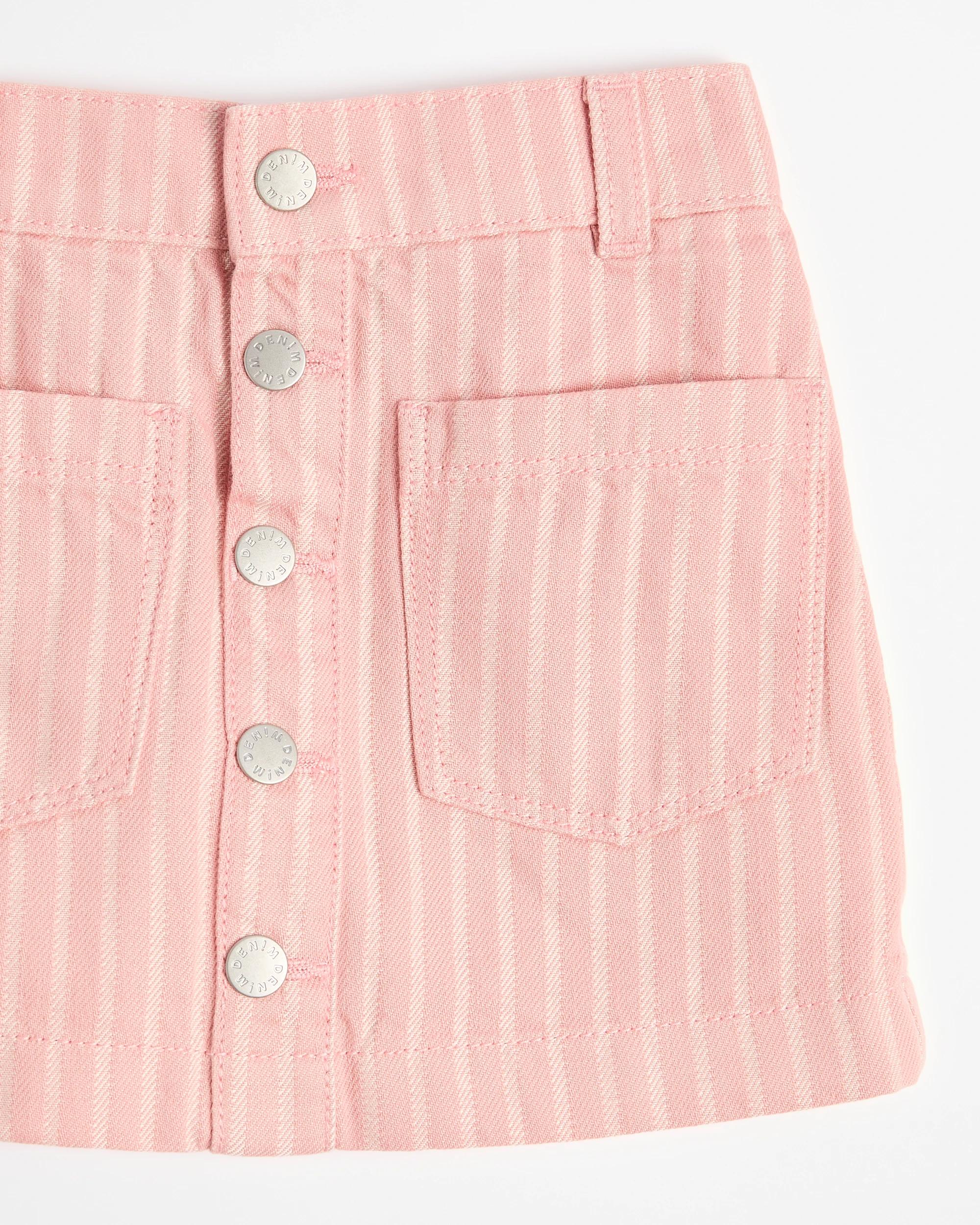 5 Target Striped Denim Skort PINK STRIPE, 5 of 5