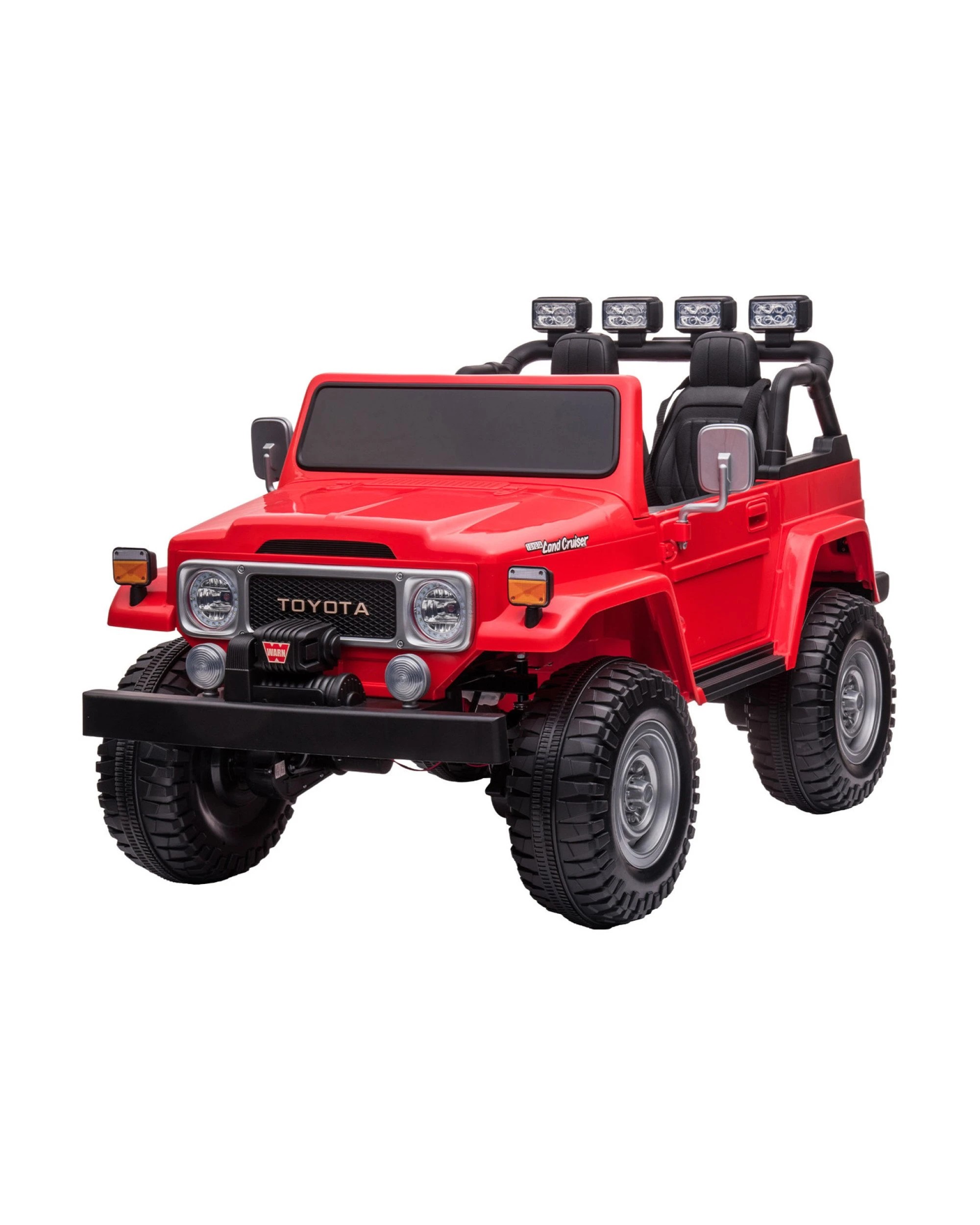 1 Kahuna Licensed Toyota FJ-40 Electric 2-Seat Kids Ride On Car by Kahuna - Red, 1 of 7