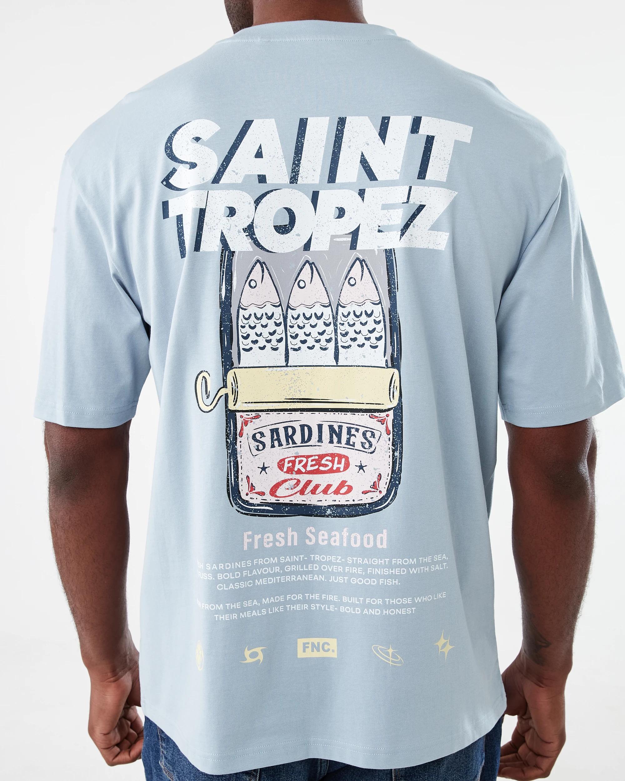 7 Oversized Graphic T-shirt Blu St Tro, 7 of 7