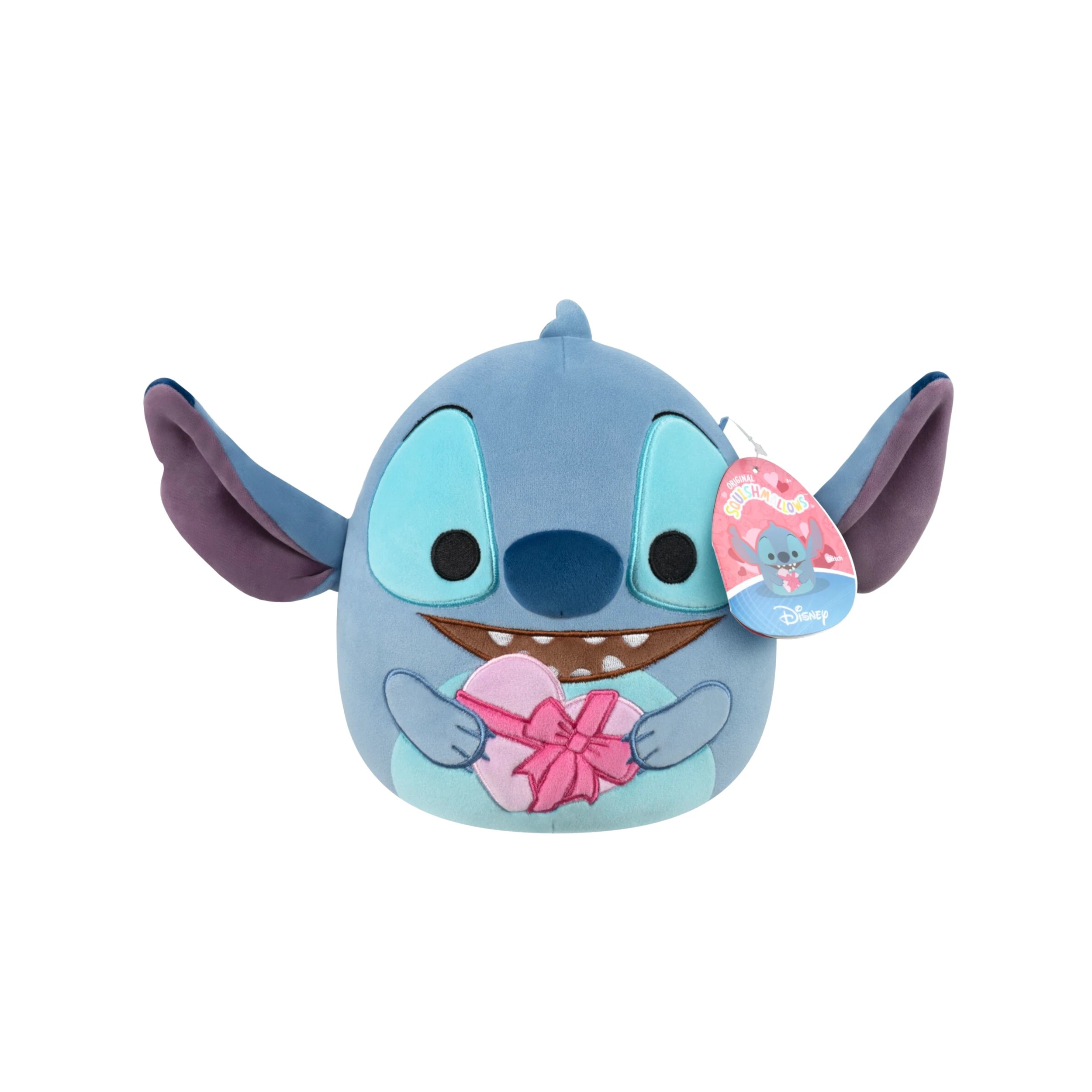 2 20cm Squishmallows Disney Stitch Valentines Day - Assorted - Multi, 2 of 5