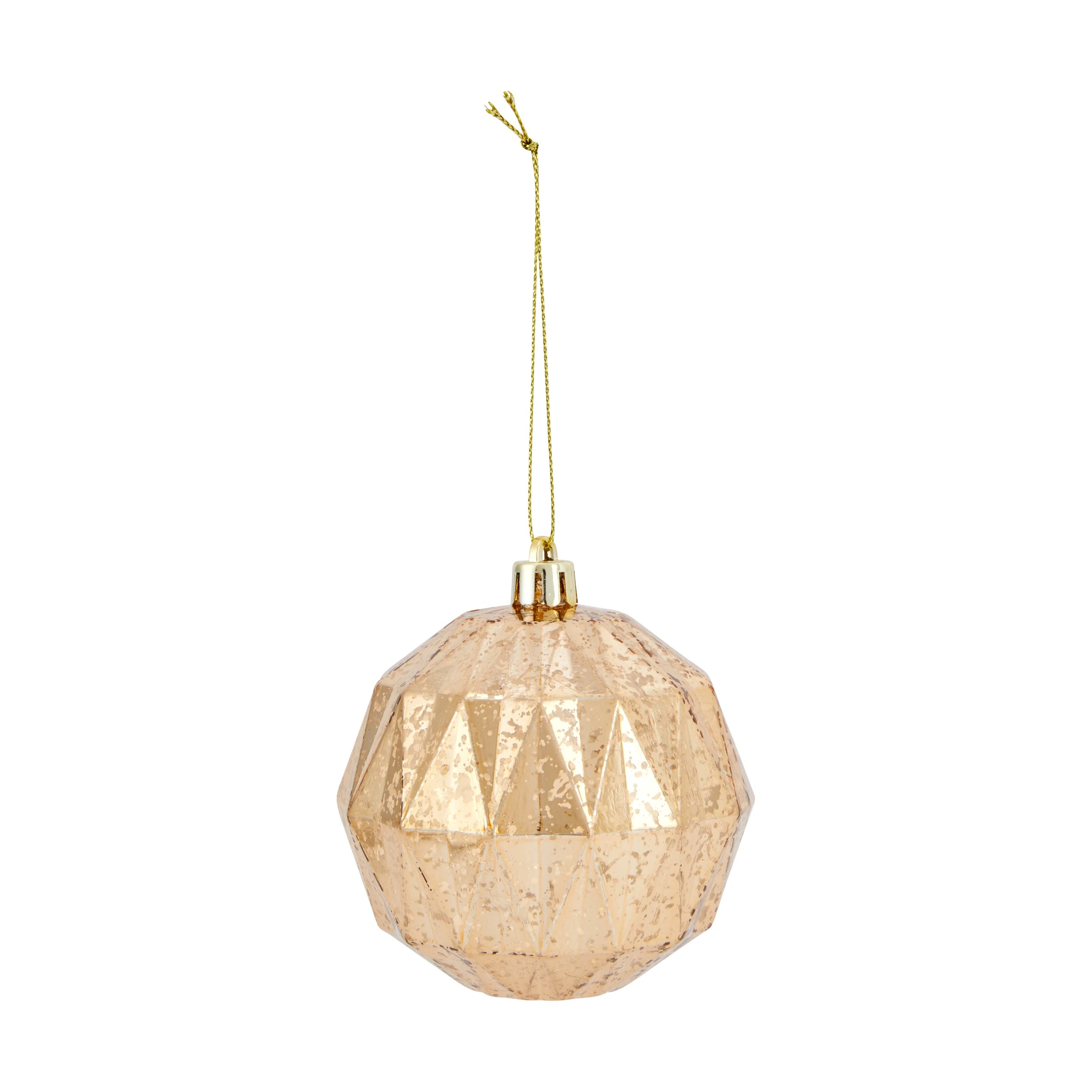 4 8 Pack 8cm Gold Baubles, 4 of 6