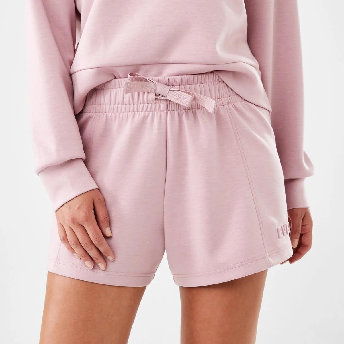2 Everlast Womens Scuba Shorts Dusty Pink, 2 of 7