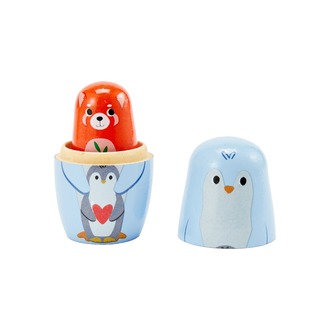 6 4 Piece Nesting Animals, 6 of 9