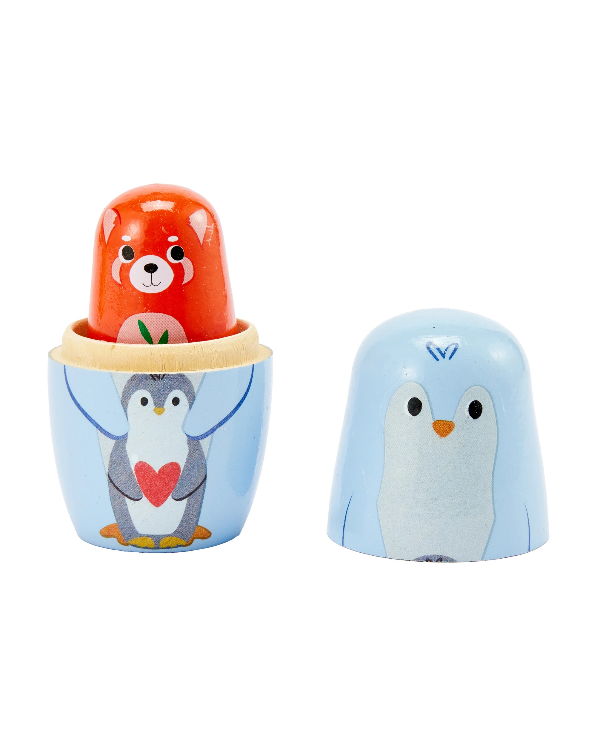 6 4 Piece Nesting Animals, 6 of 9