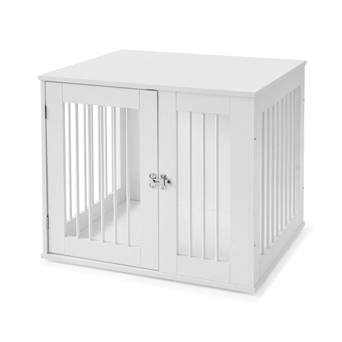 4 Pet Crate Wooden White - Medium, 4 of 9