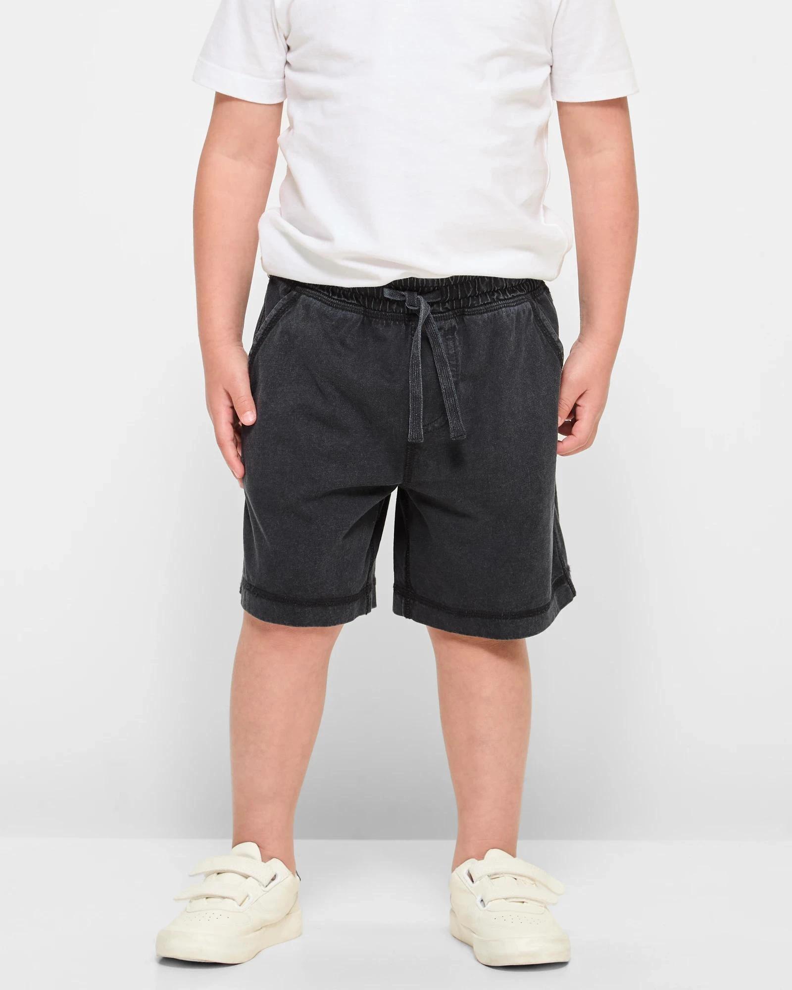 1 Target Australian Cotton Washed Shorts BLACK, 1 of 5