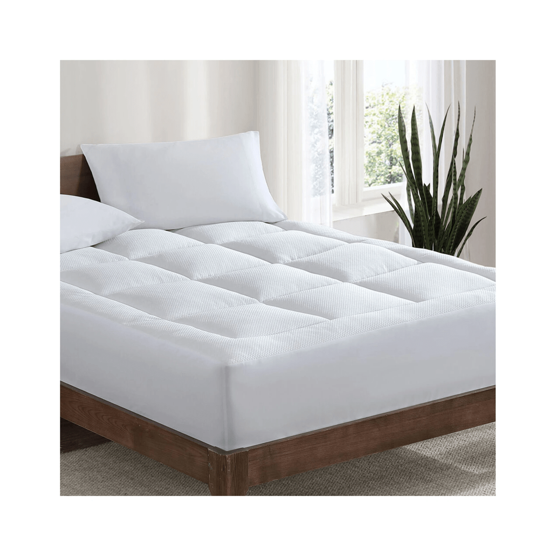 2 ARDOR Queen 1800Gsm Reversible Microfibre Mattress Topper Cooling Sherpa, 2 of 4