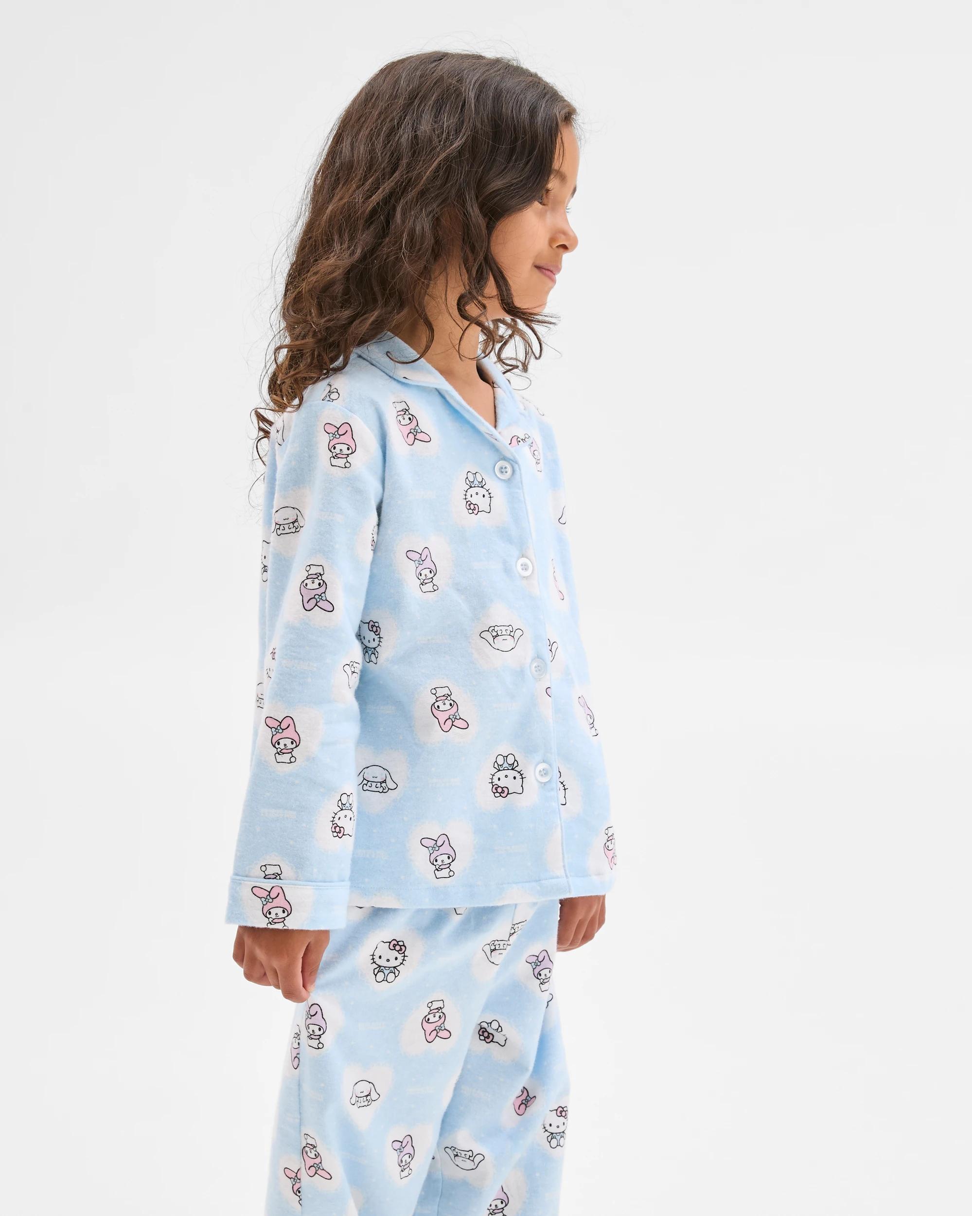 4 Hello Kitty Australian Cotton Flannel Younger Girls Pyjama Set HELLO KITTY, 4 of 9
