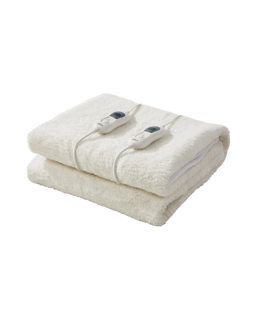 Bedra Bedding Electric Heated Blanket Fully Fitted Fleece Underlay Winter Pad Queen - Queen Bed - W