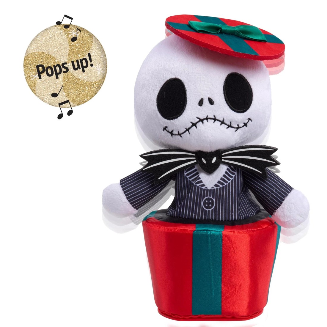 4 Night Before Christmas Poppin Present Jack Feature Plush Toy - Red, 4 of 4