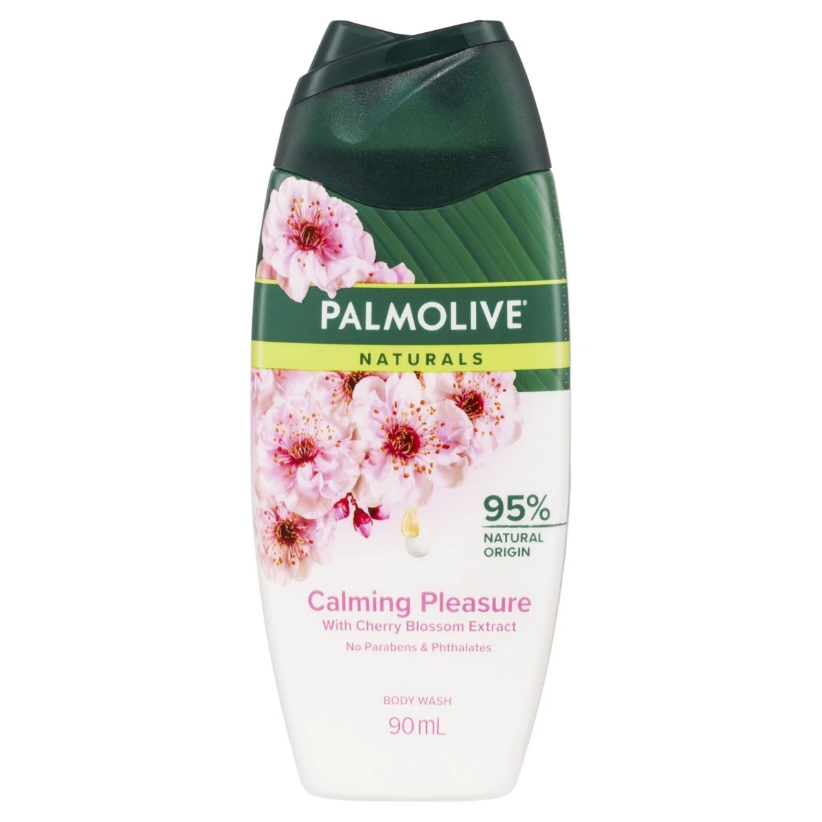 1 Palmolive Naturals Calming Pleasure Body Wash 90ml - Cherry Blossom Extract, 1 of 10