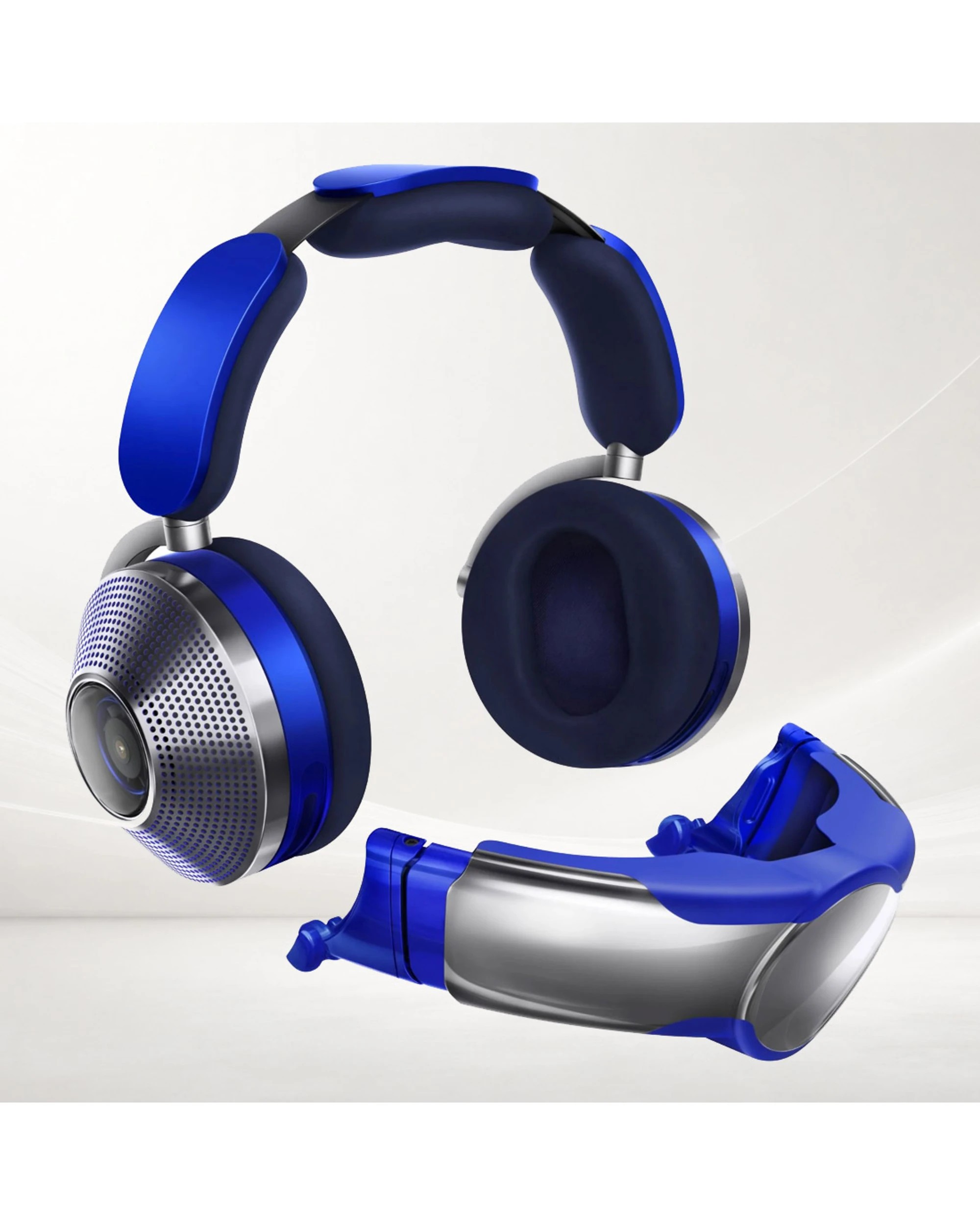 1 Dyson Zone Air Purifying ANC Wireless Over-Ear Headphones 434668-01 - Blue, 1 of 1