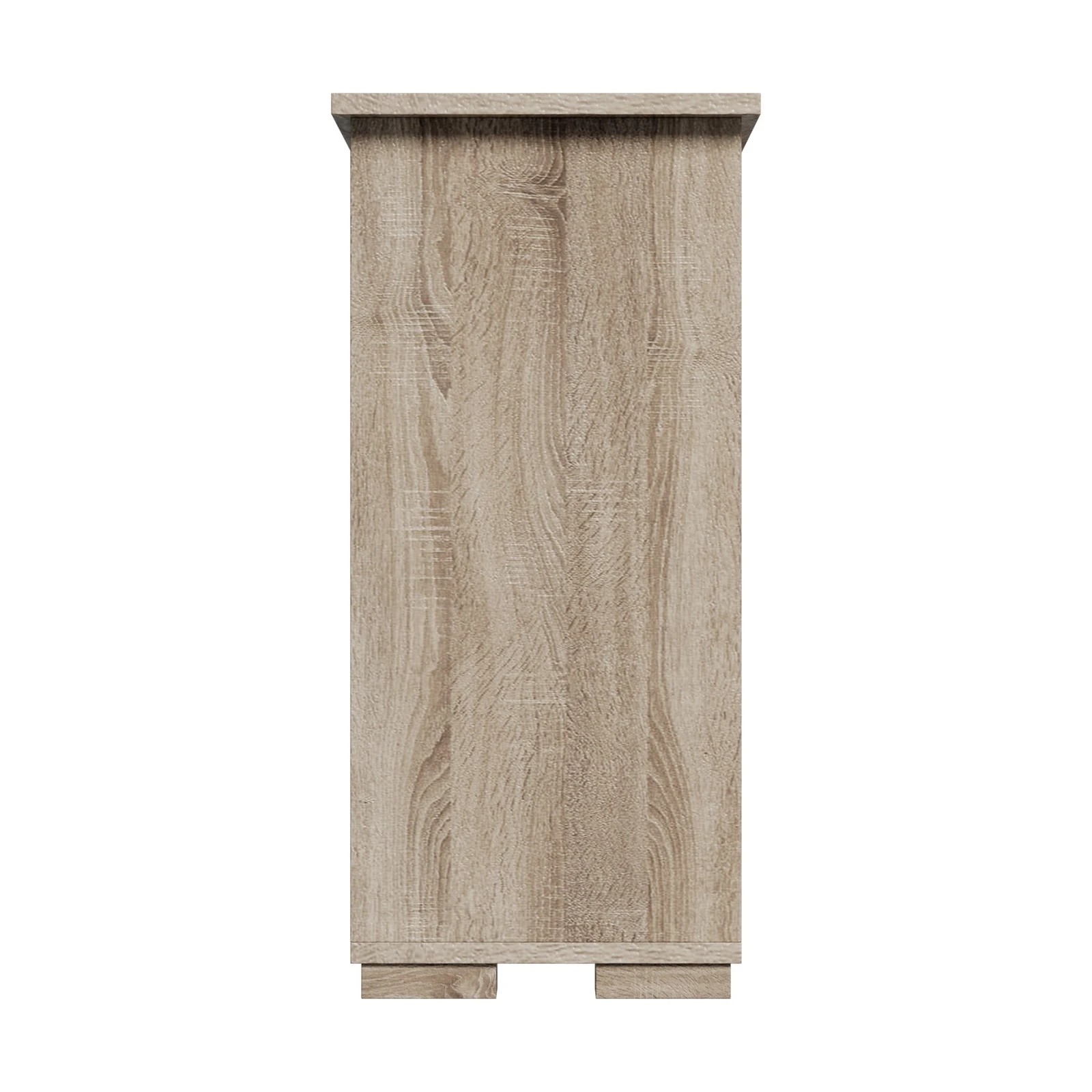 8 Oikiture Sideboard Buffet Cabinet Cupboard Glass Sliding Door
 - Natural, 8 of 10