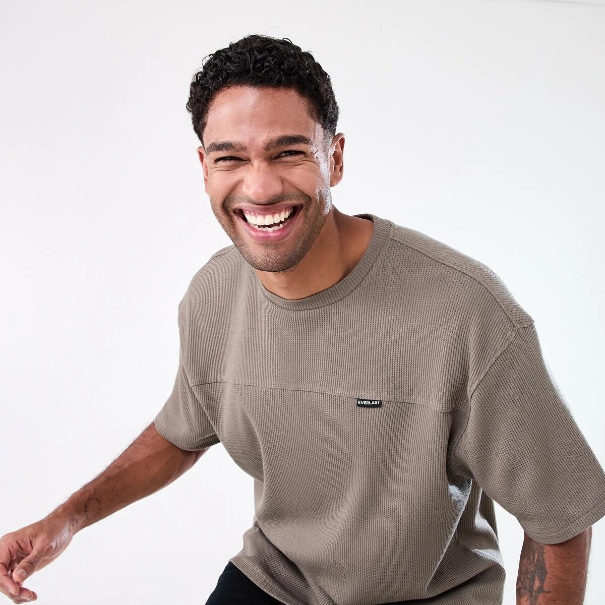 4 Everlast Mens Waffle T-shirt EVERLAST MOON ROCK, 4 of 7