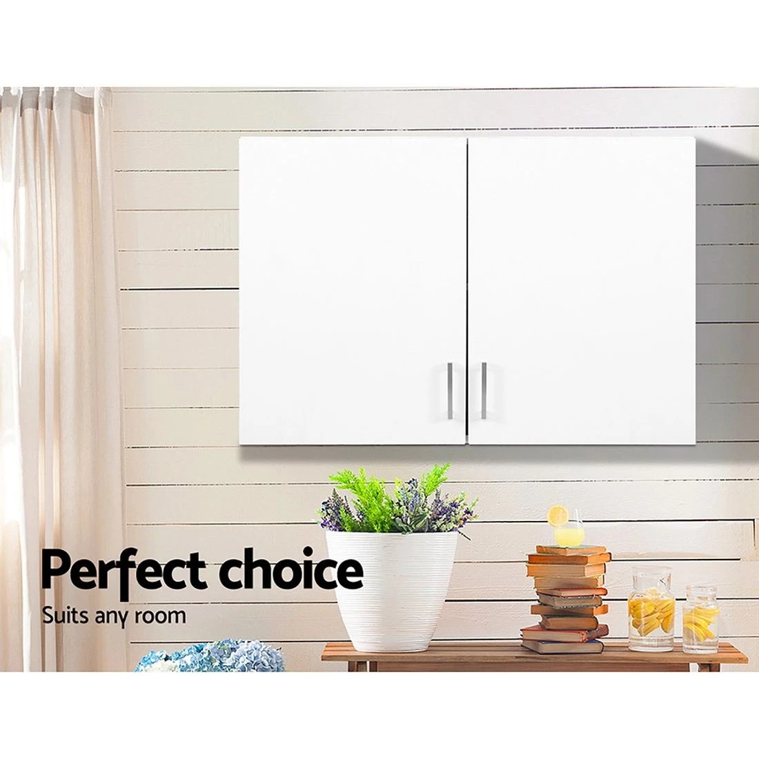 4 Cefito Bathroom Storage Cabinets 900mm Wall Mounted Medicine Cabinet Cupboard - White, 4 of 7