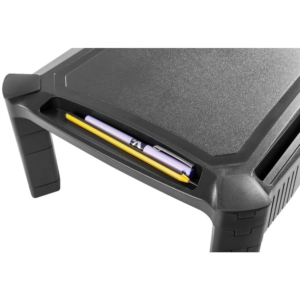 7 J.Burrows Monitor Riser with Drawer Black, 7 of 10