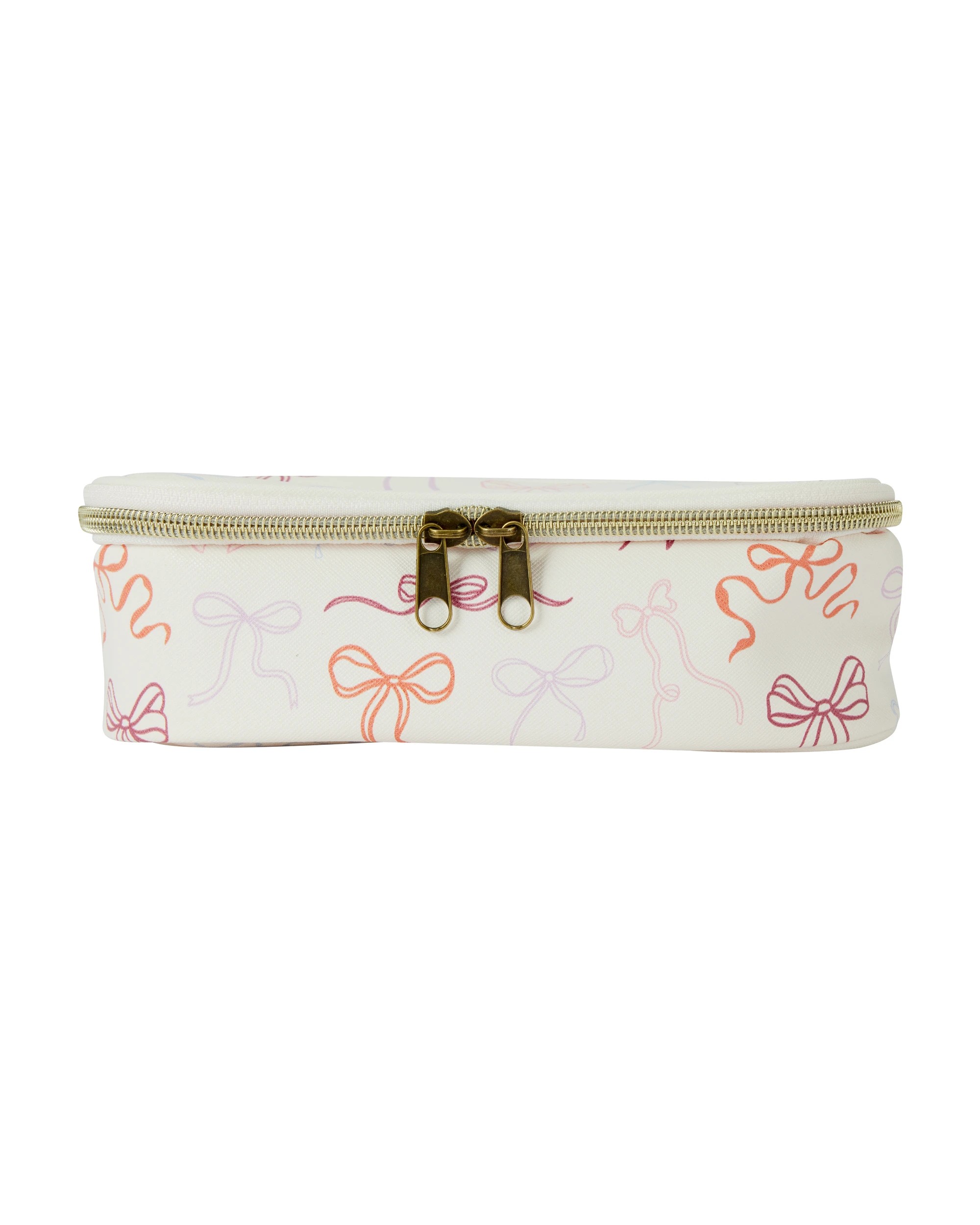 1 Zip Top Pencil Case - Bow, 1 of 7