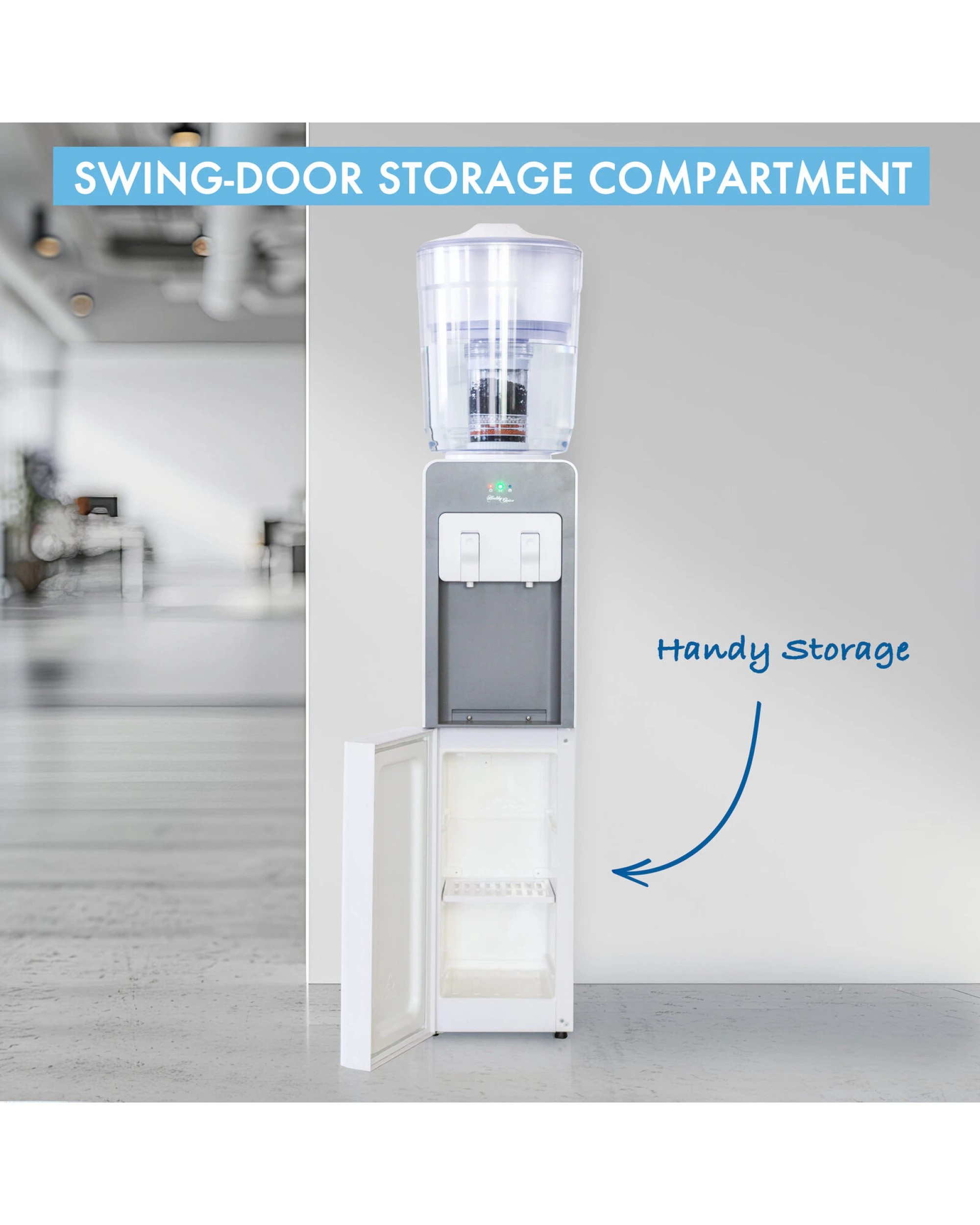 7 Healthy Choice Standing Cooler, Filter & Water Dispenser (20L) Dual Tap, 7 of 9