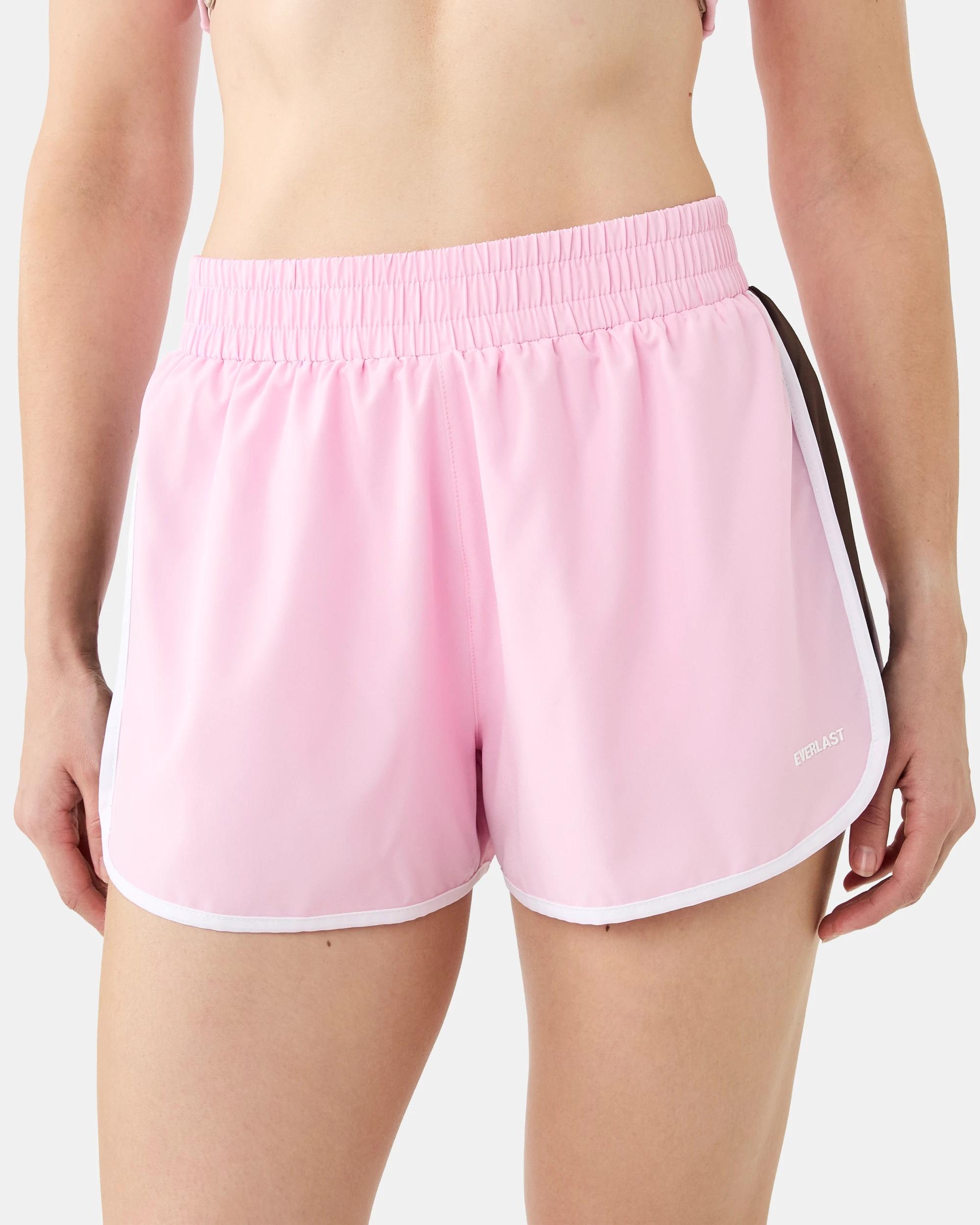 1 Everlast Womens 2-In-1 Flow Shorts Pink, 1 of 8