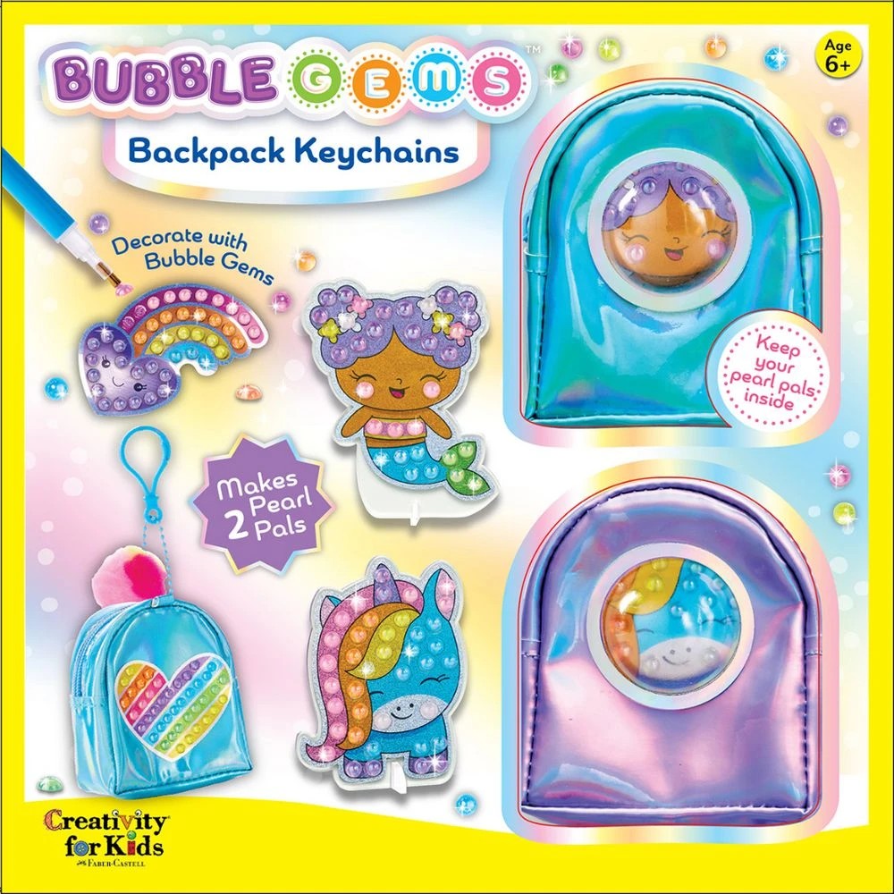 2 Creativity for Kids Backpack Keychain Bubble Gems, 2 of 10