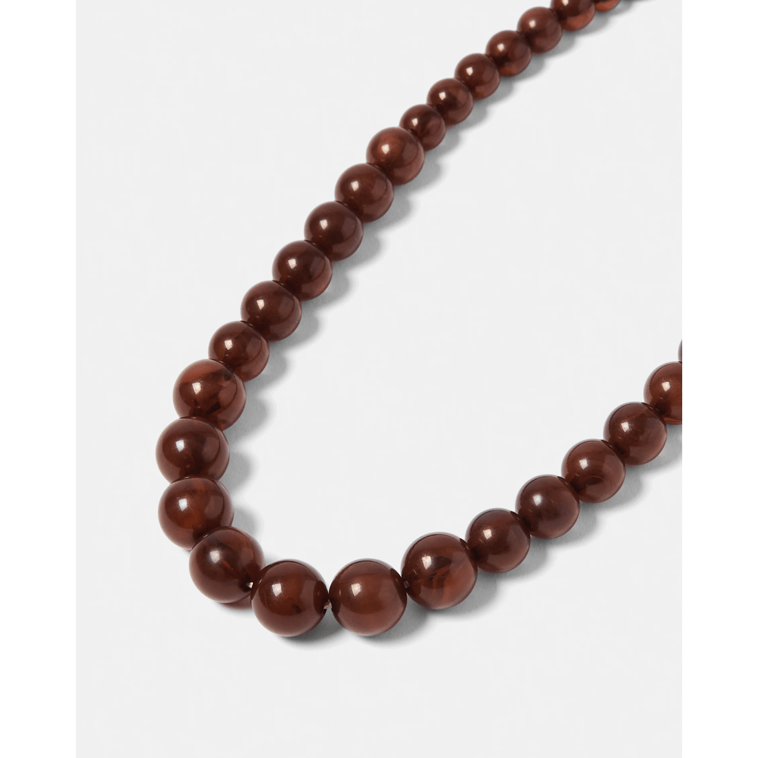 1 Toggle Bead Necklace - Brown, 1 of 6
