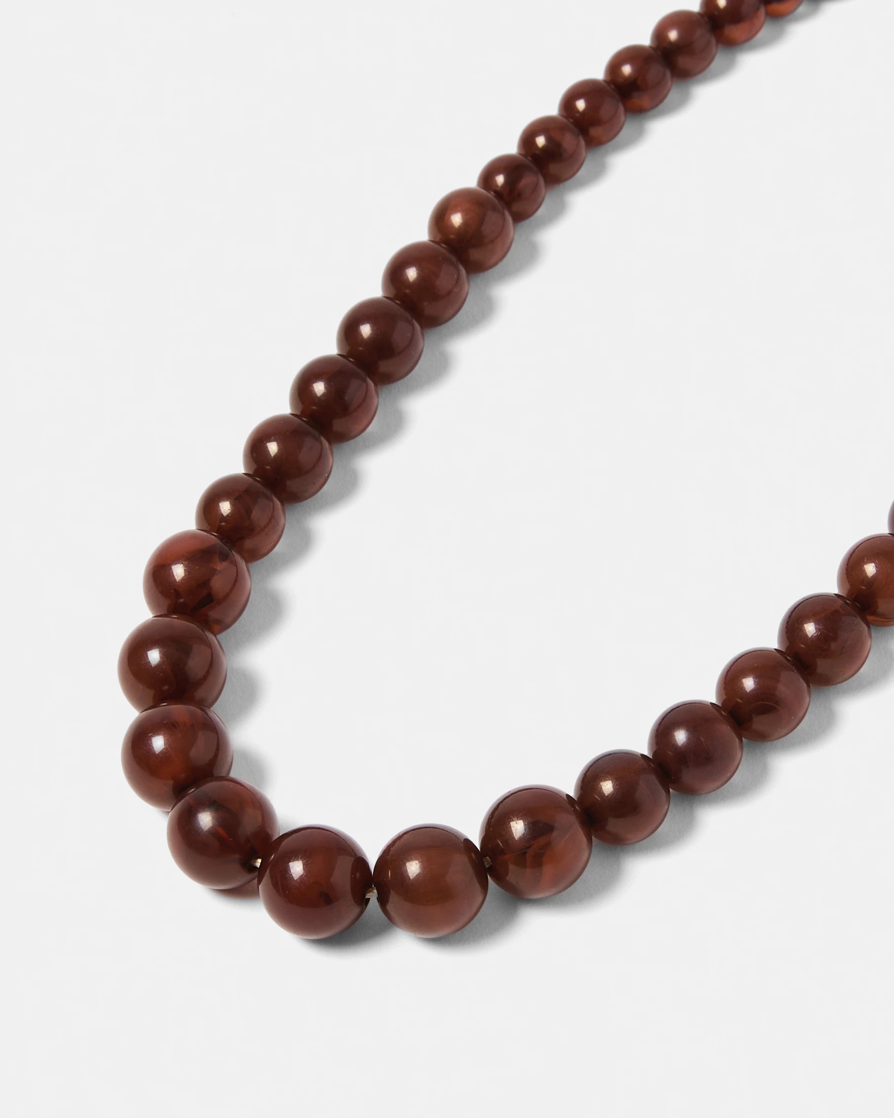 1 Toggle Bead Necklace - Brown, 1 of 6